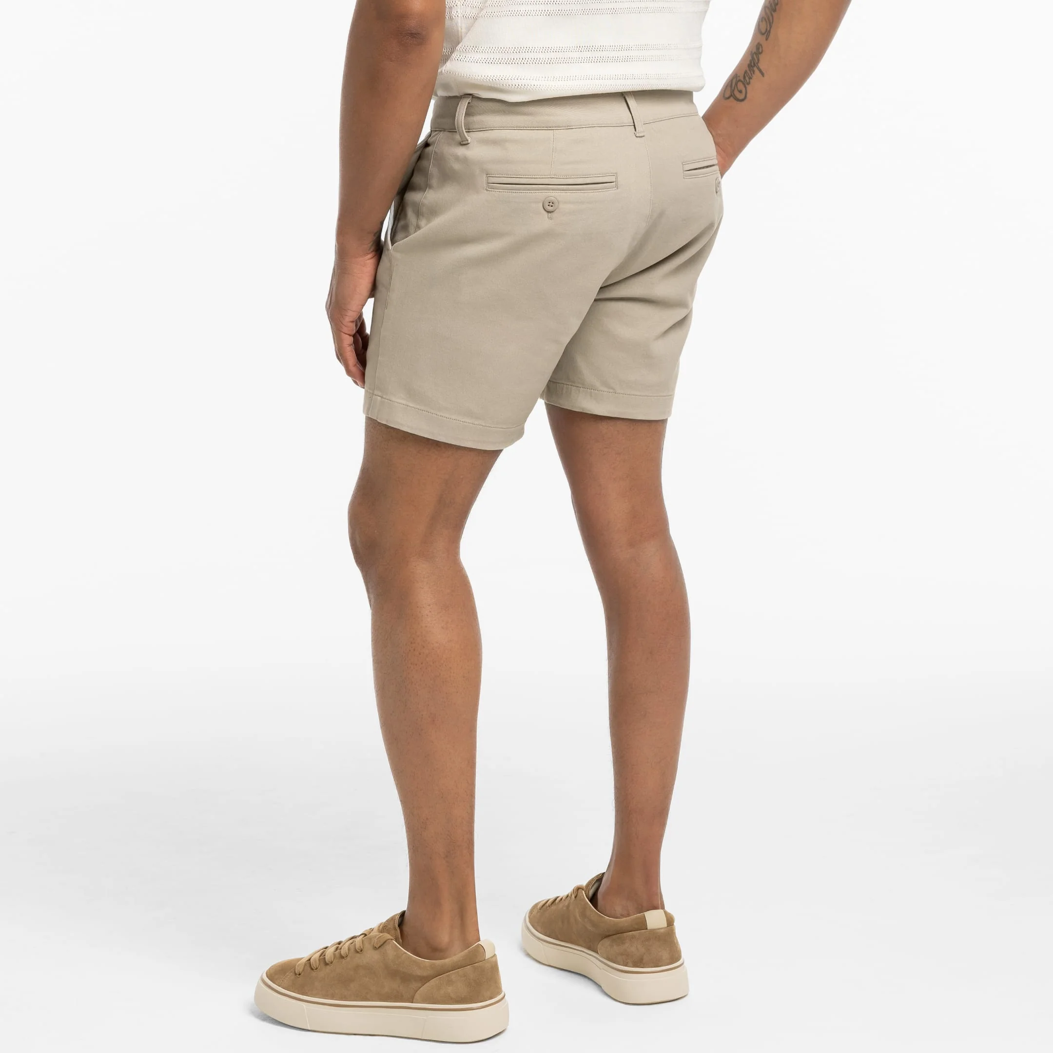 5" Khaki Lightweight Signature Chino Short - Image 3