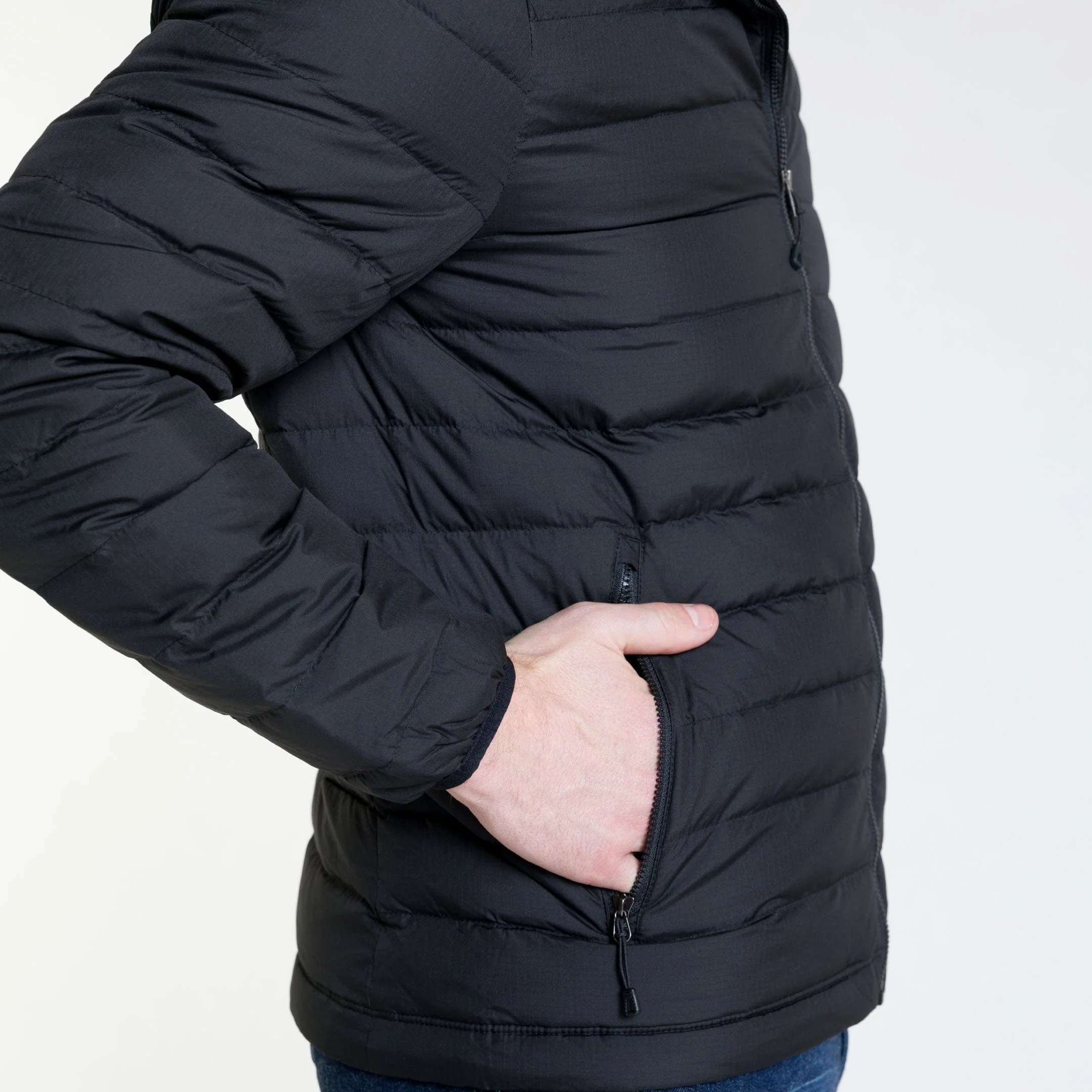 Black Fjord Down Jacket - Image 5