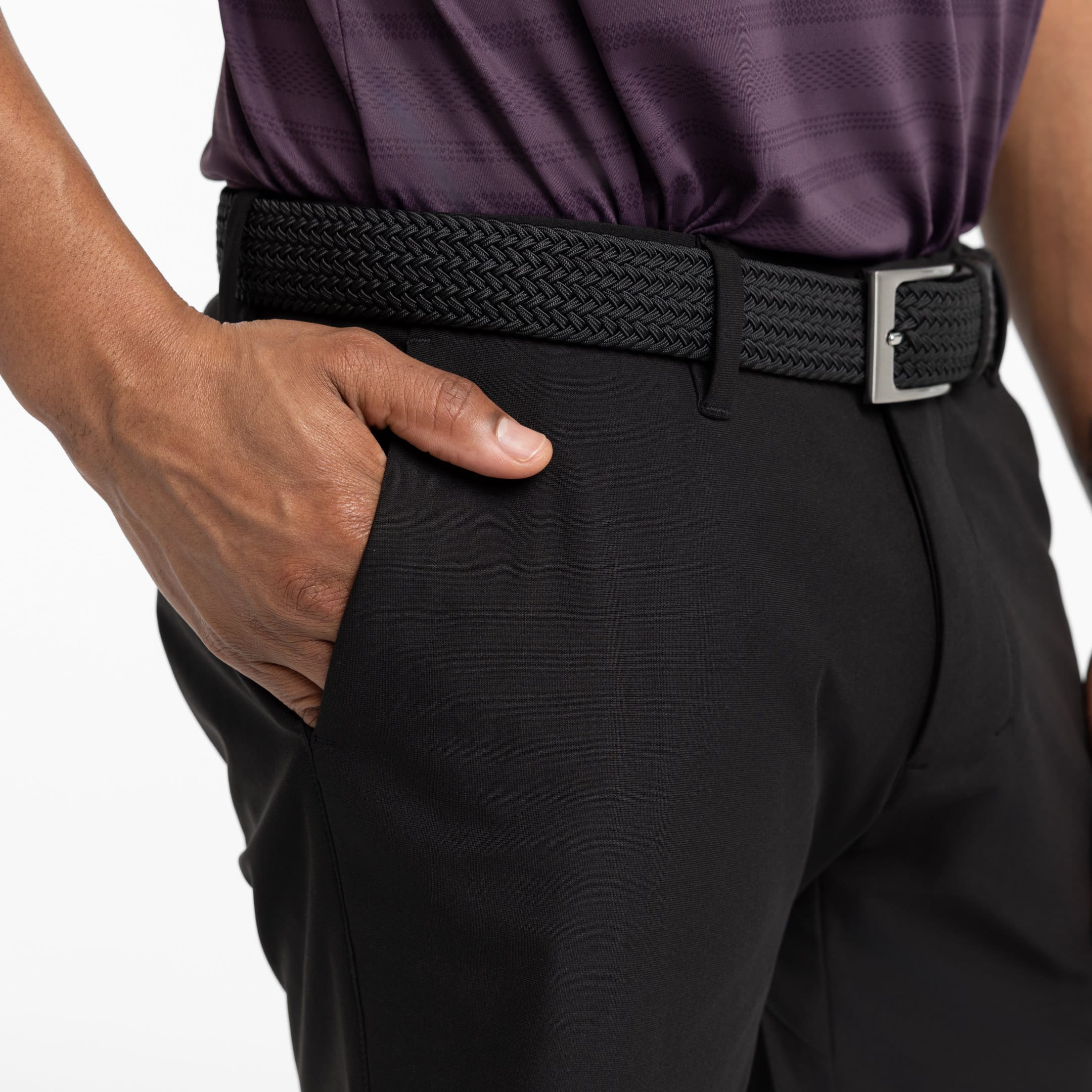 Black Hybrid XYZ Chino Short - Image 5