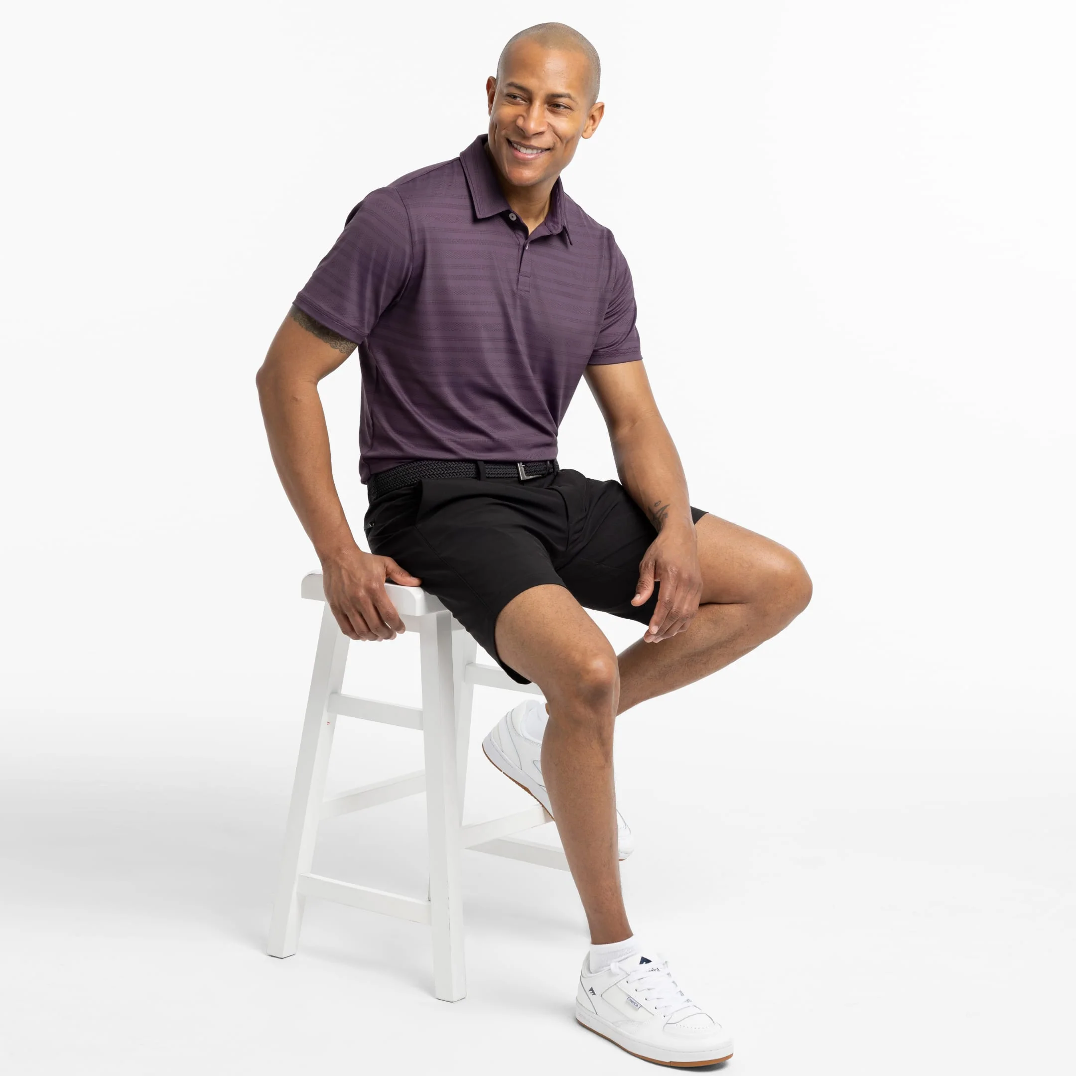 Black Hybrid XYZ Chino Short - Image 6