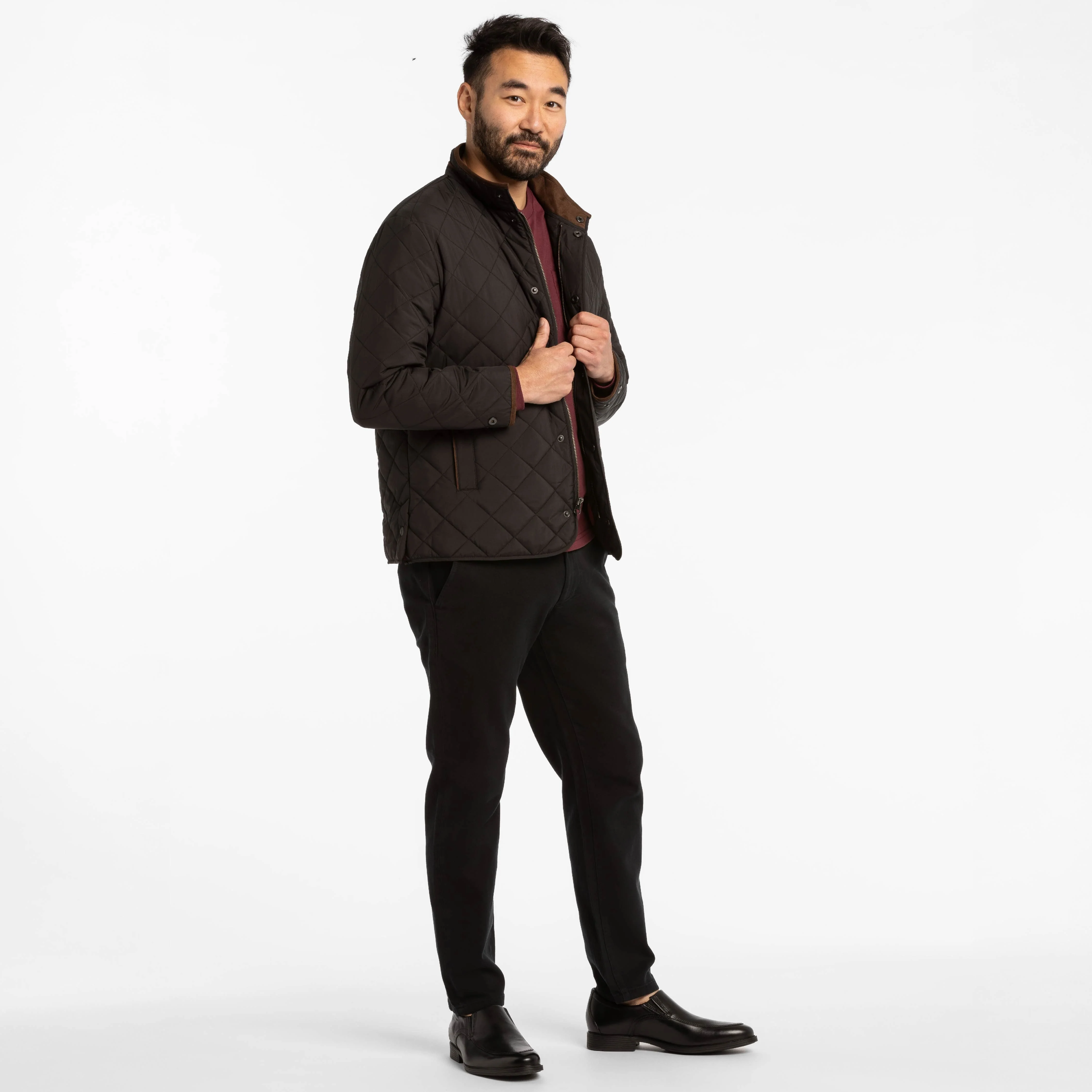 Black Quilted Jacket - Image 2