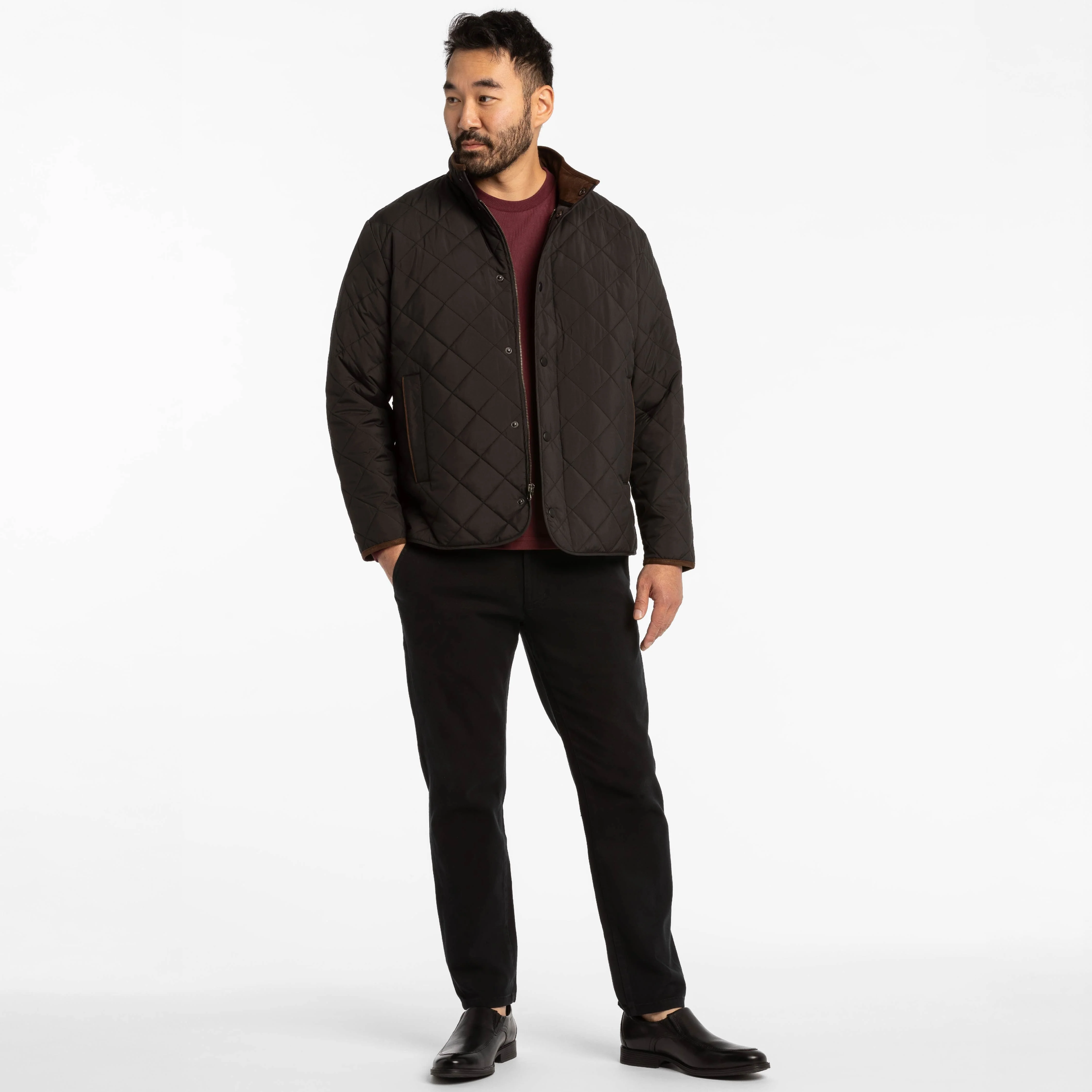 Black Quilted Jacket - Image 6