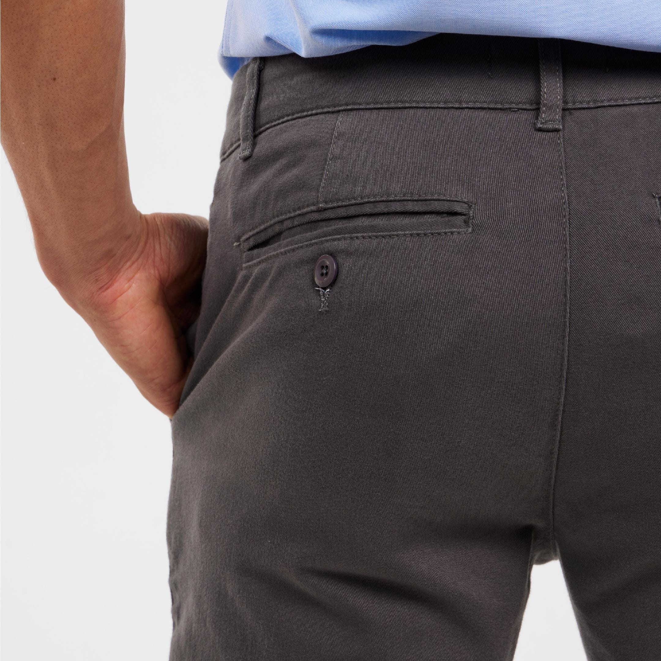 Black Sand Stretch Washed Chino Short - Image 4