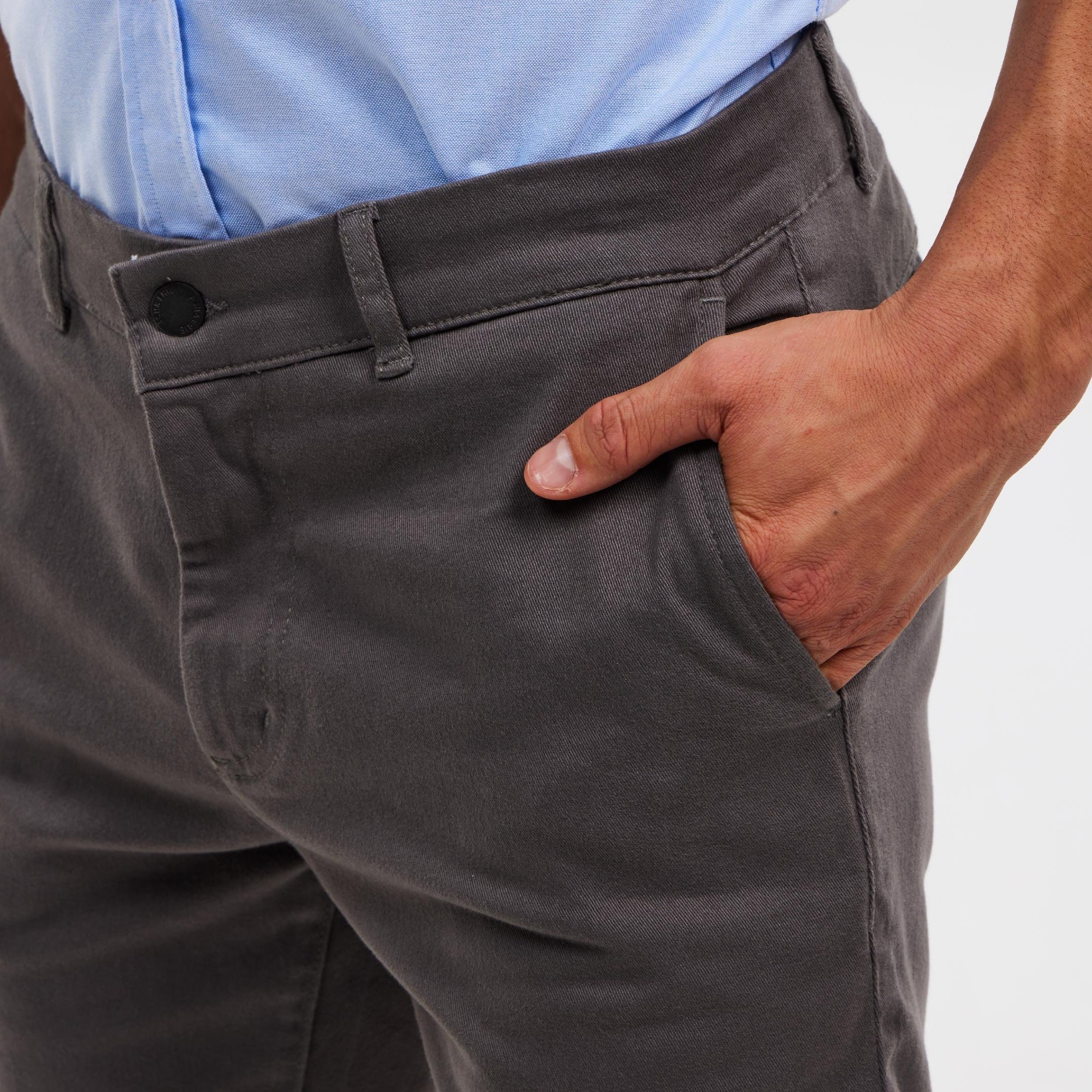 Black Sand Stretch Washed Chino Short - Image 5