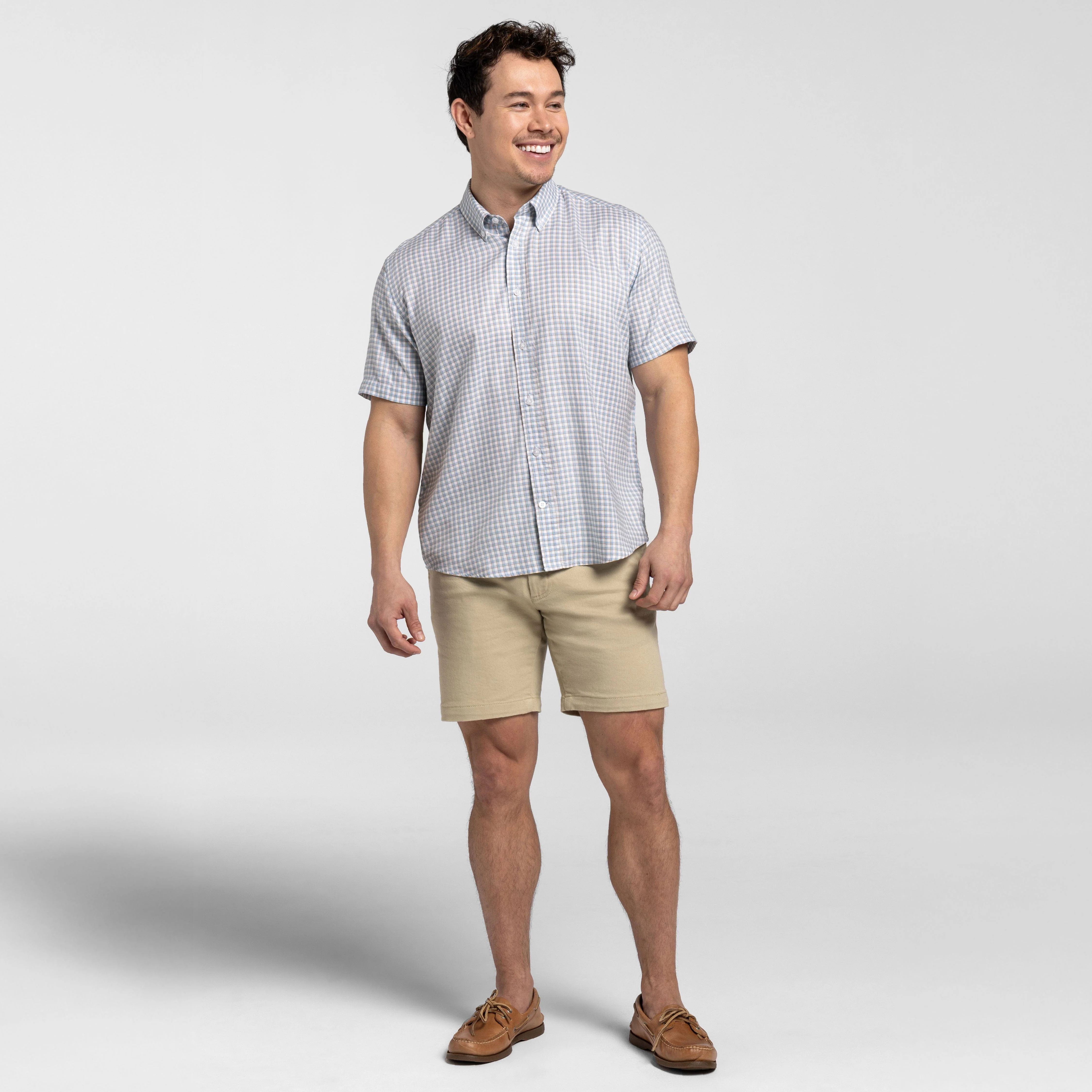 Blue Cedar Plaid Short Sleeve Shirt - Image 2