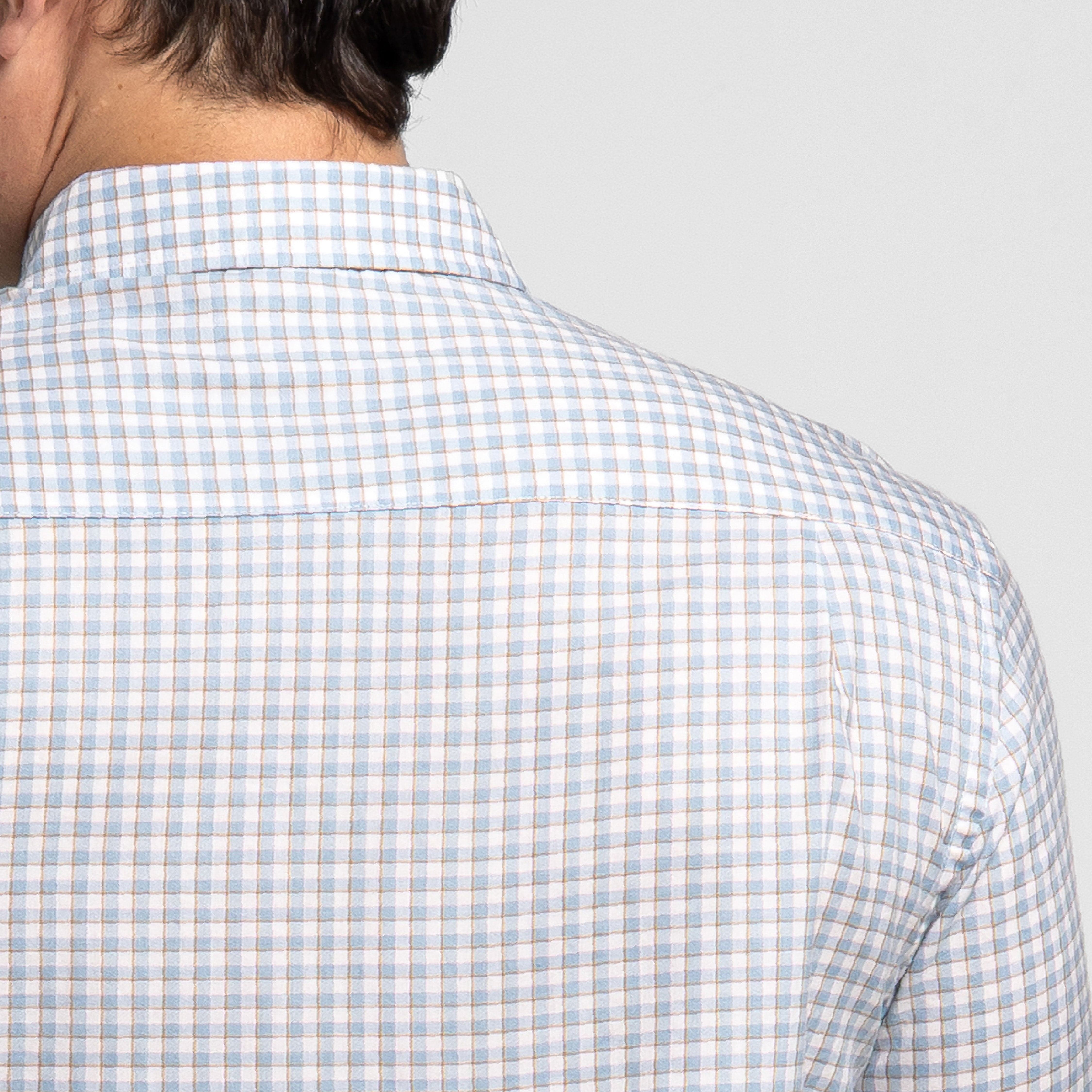 Blue Cedar Plaid Short Sleeve Shirt - Image 5