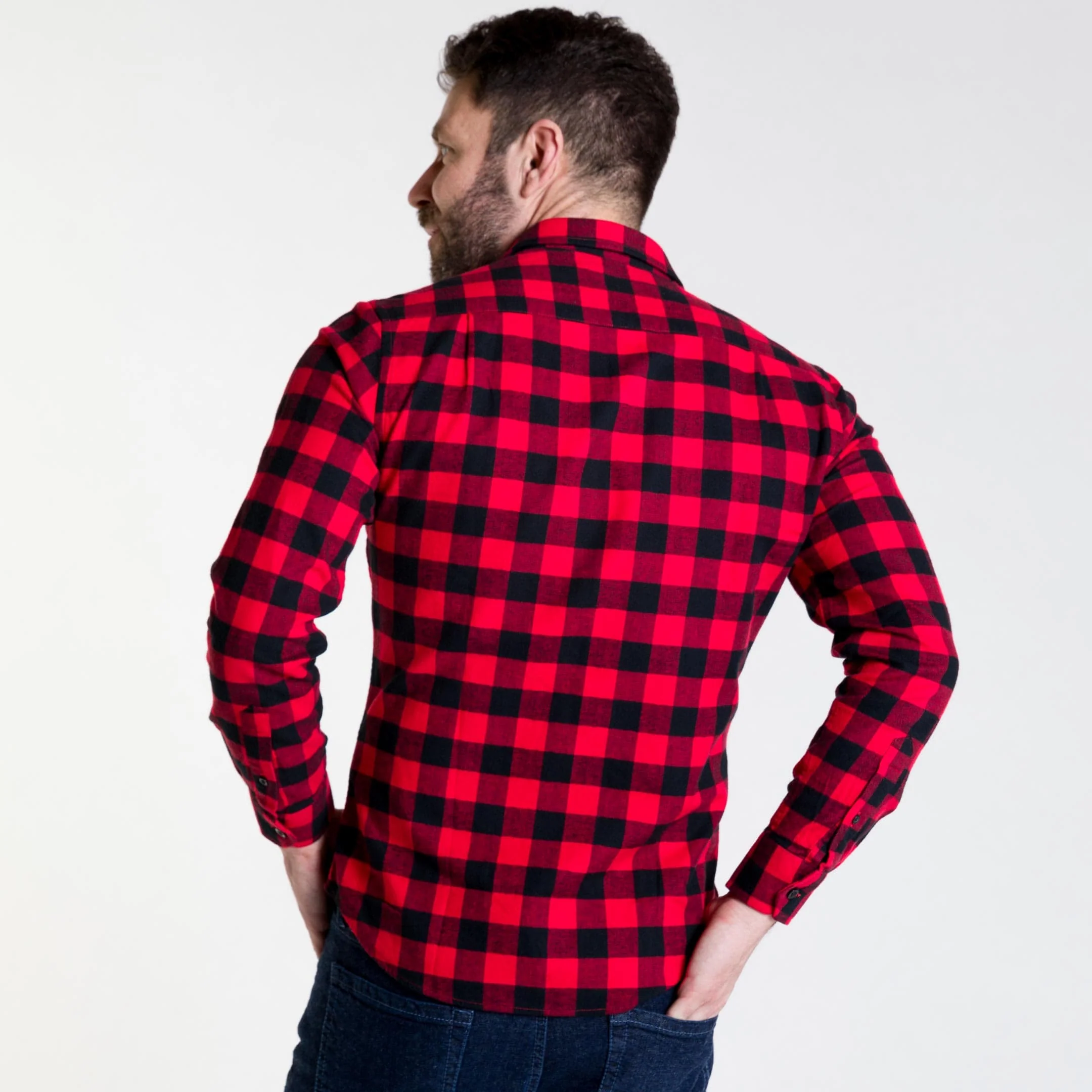 Buffalo Plaid Flannel Shirt - Image 3