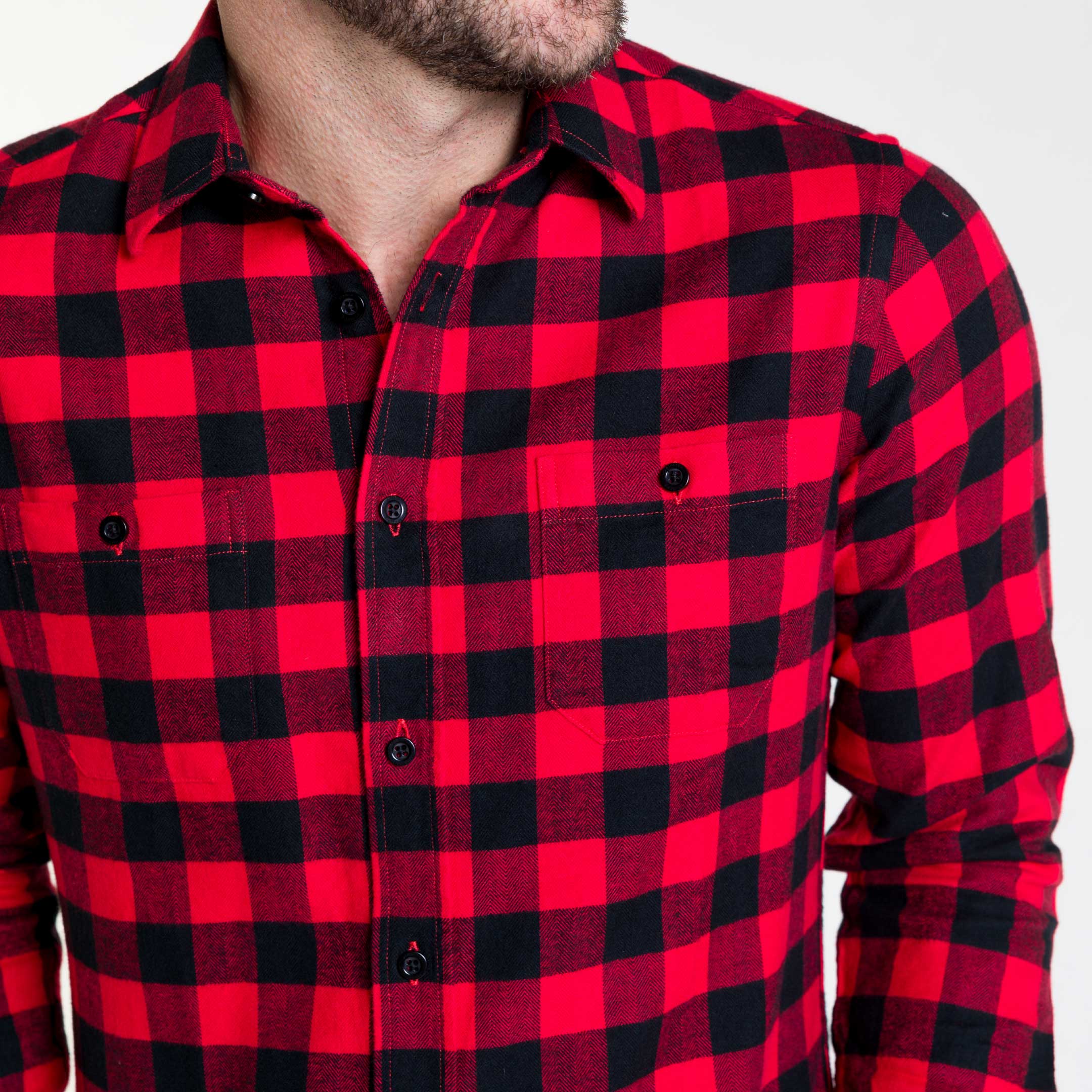 Buffalo Plaid Flannel Shirt - Image 4