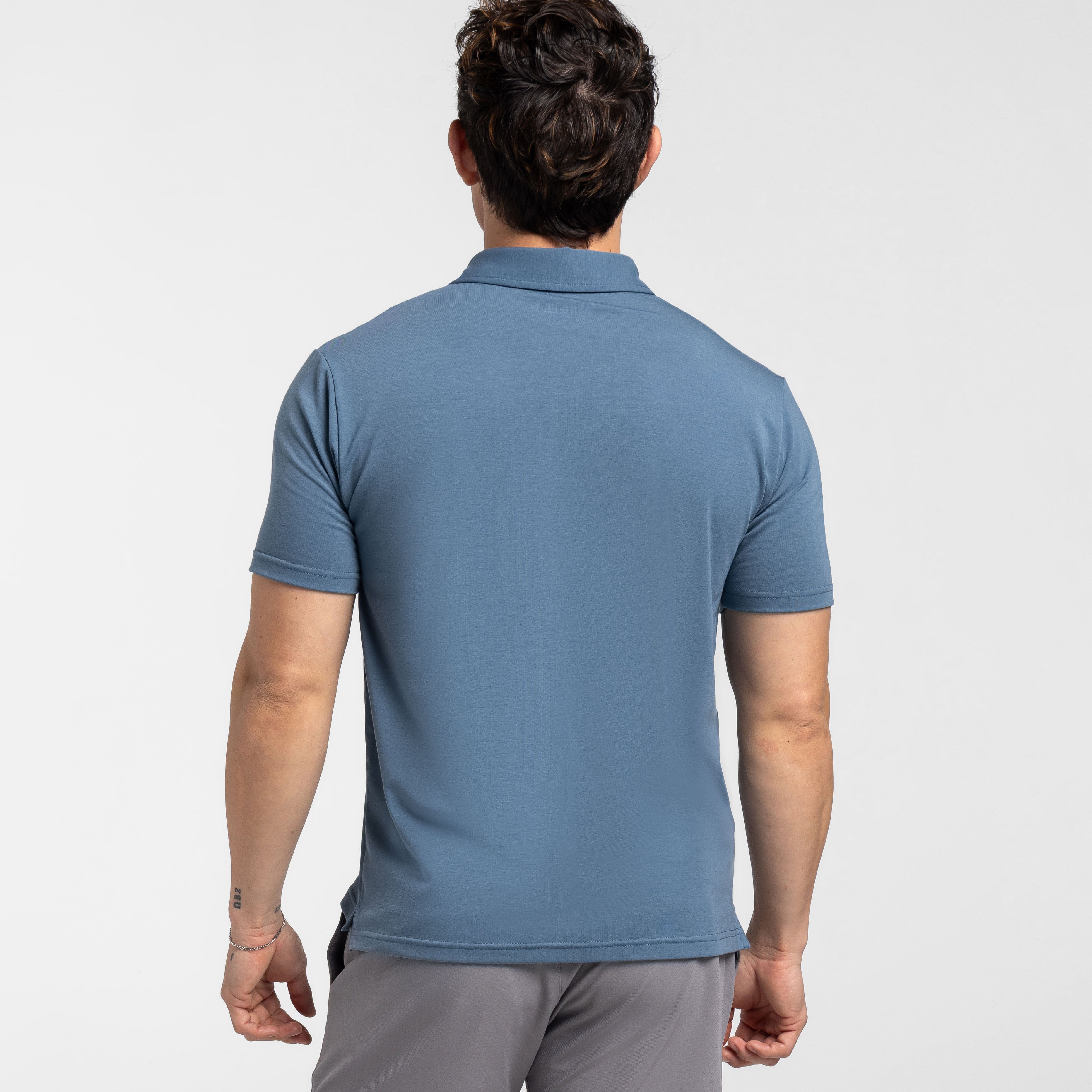 Carbon Blue Tech Polo - Image 3