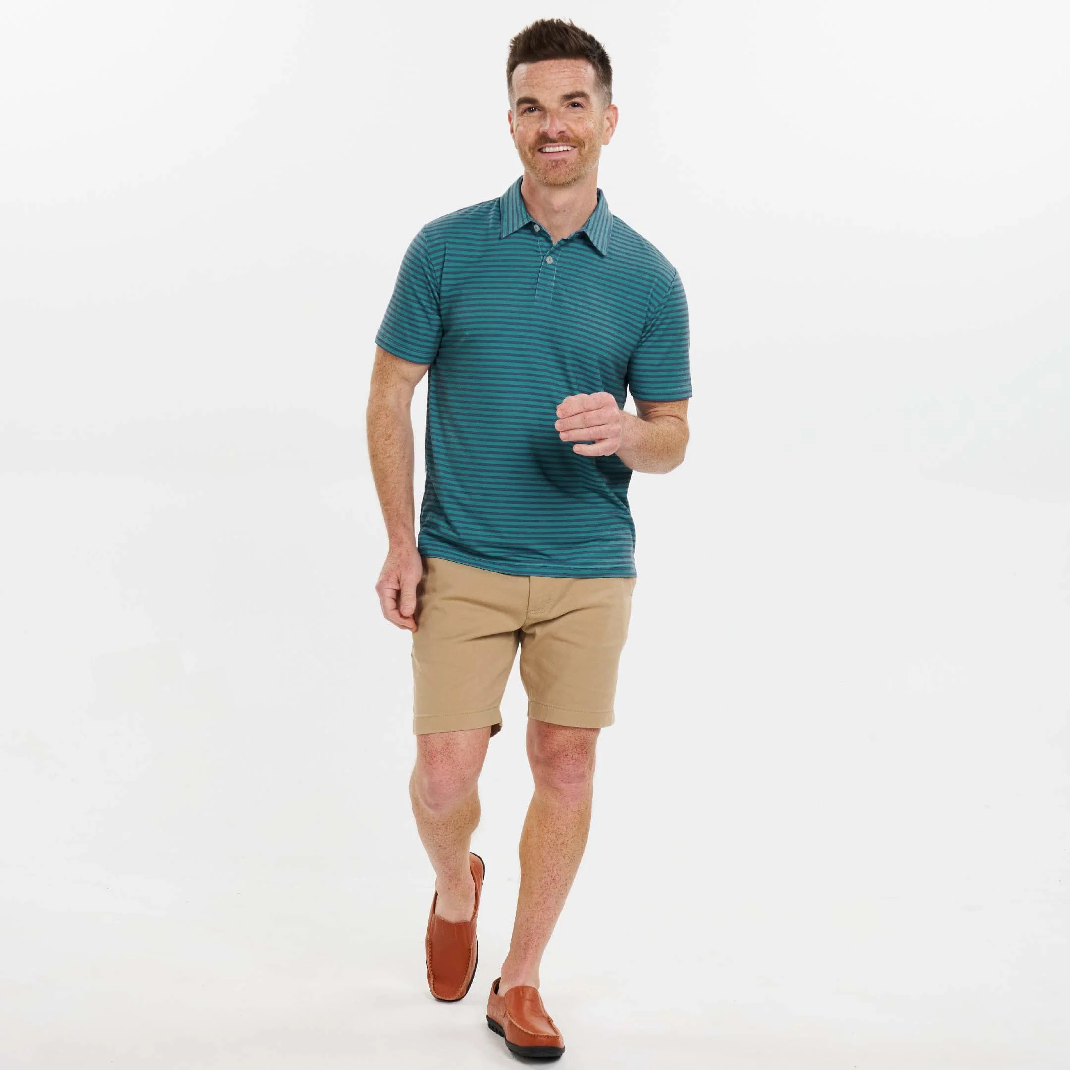 Cayman Stripes Tech Polo - Image 2