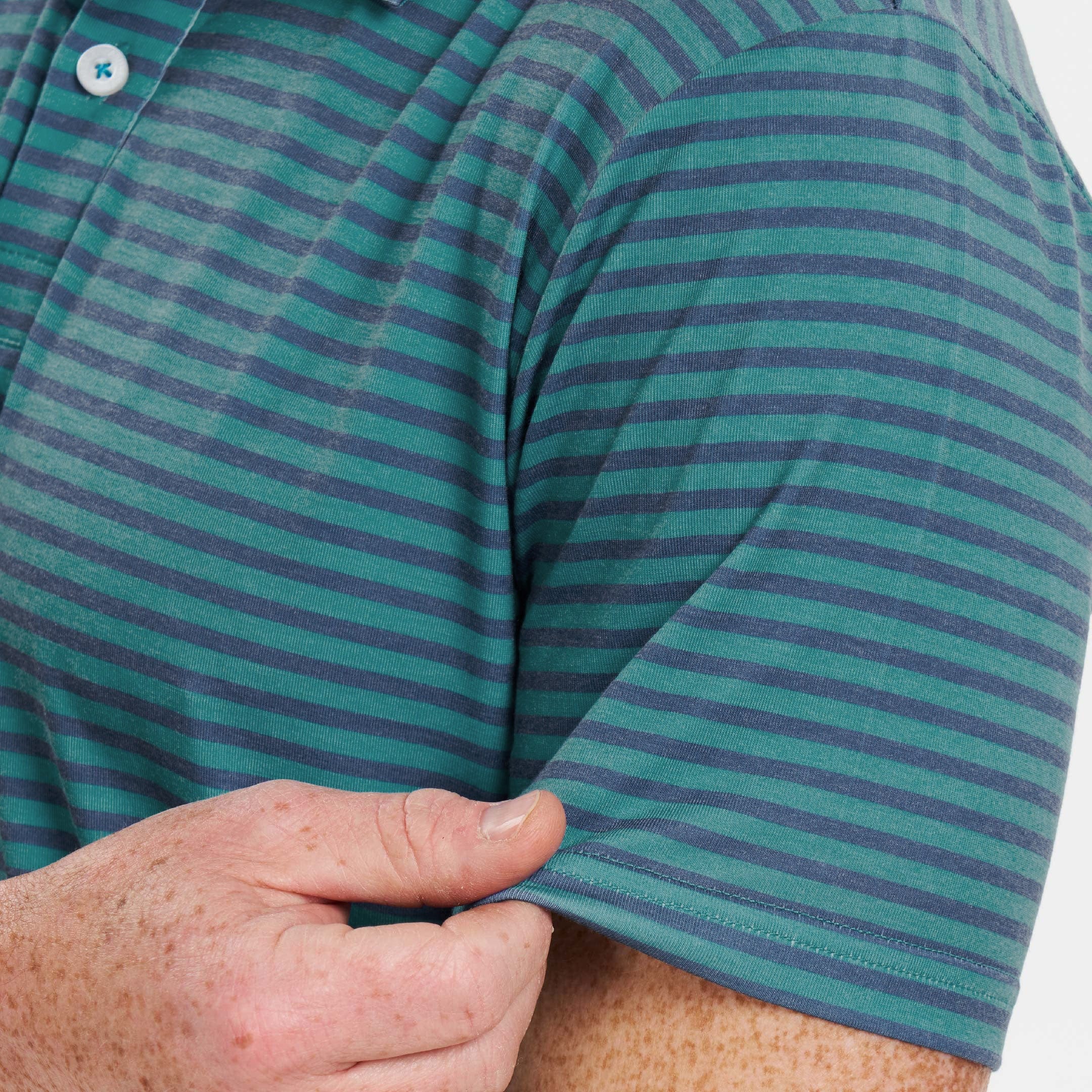 Cayman Stripes Tech Polo - Image 5