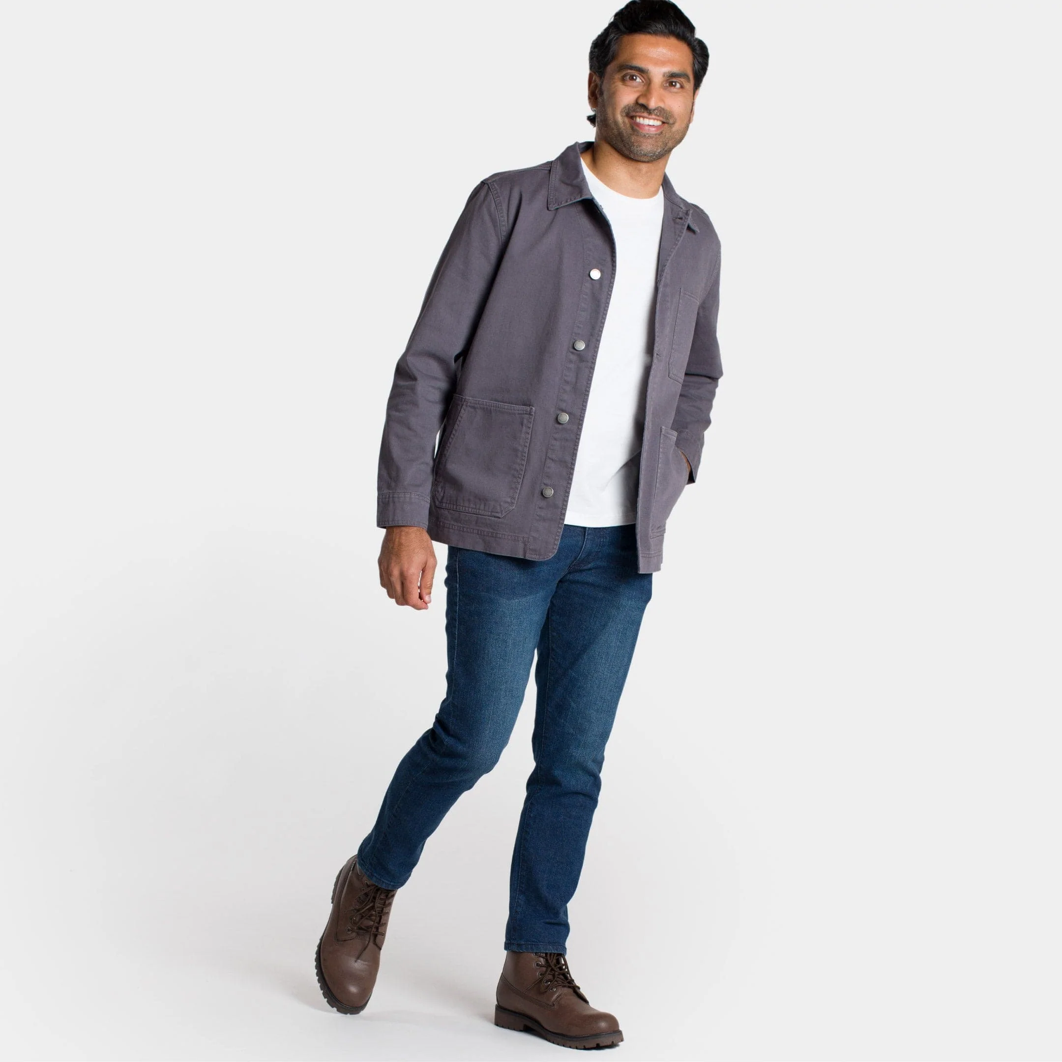 Charcoal Chore Jacket - Image 2