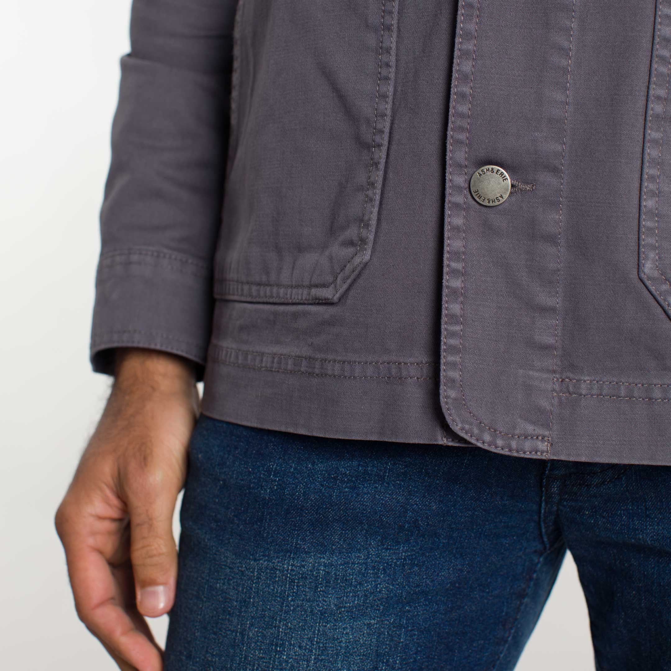 Charcoal Chore Jacket - Image 5