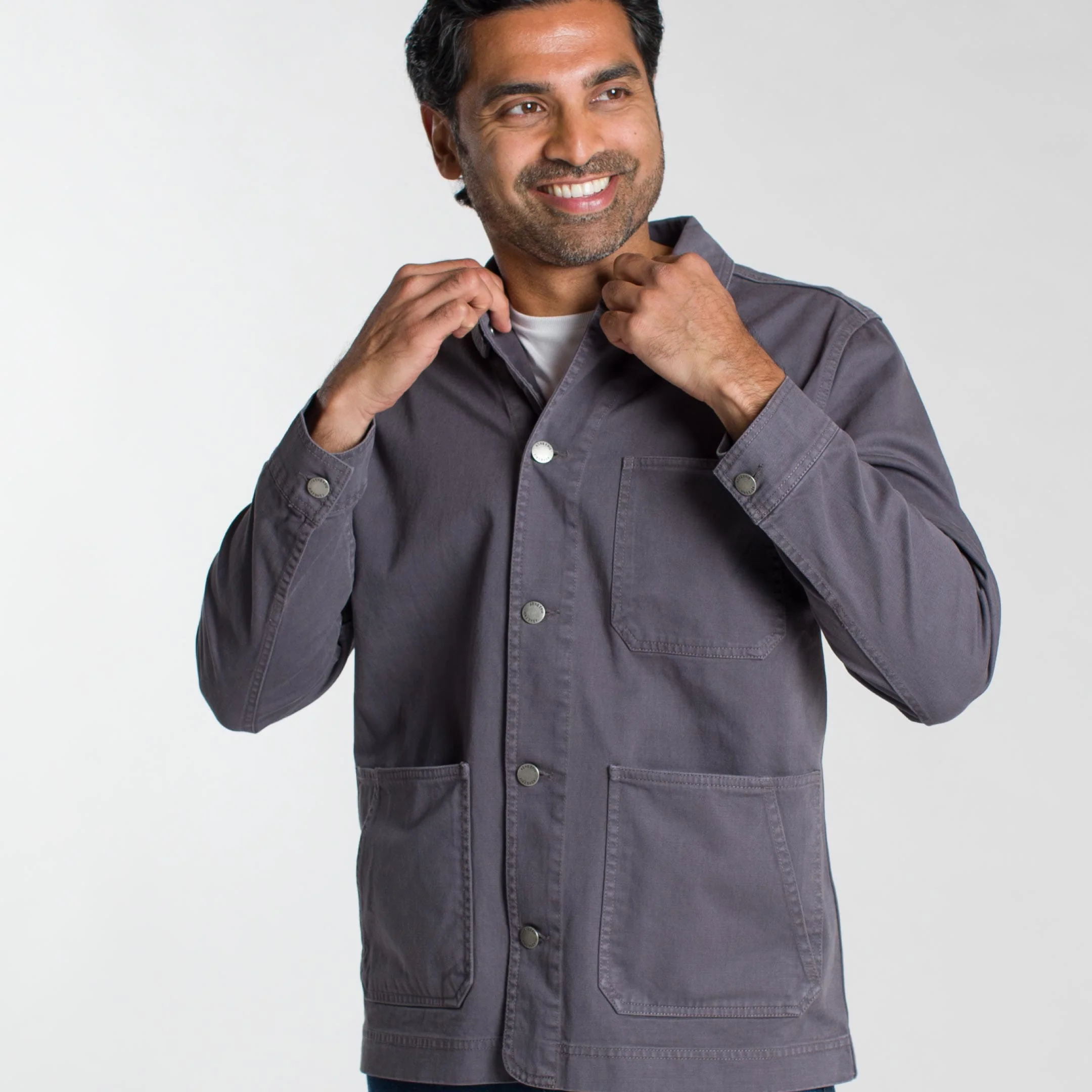 Charcoal Chore Jacket - Image 6