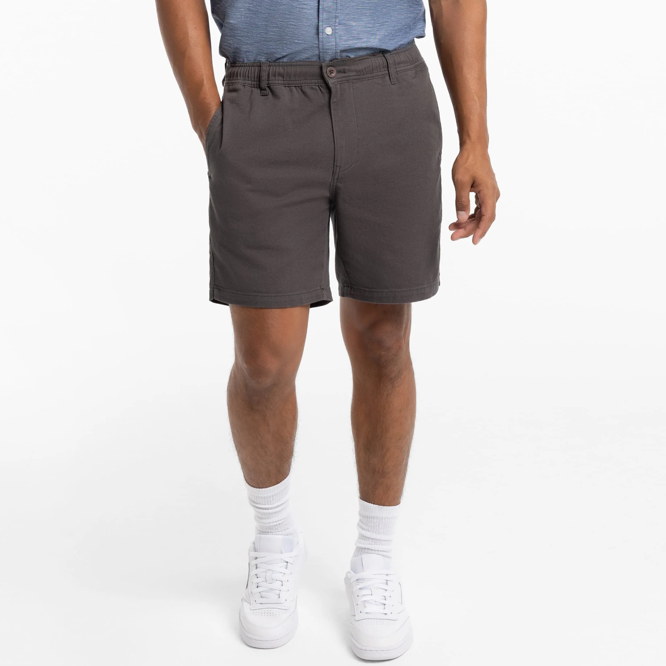 Charcoal Easy Chino Short