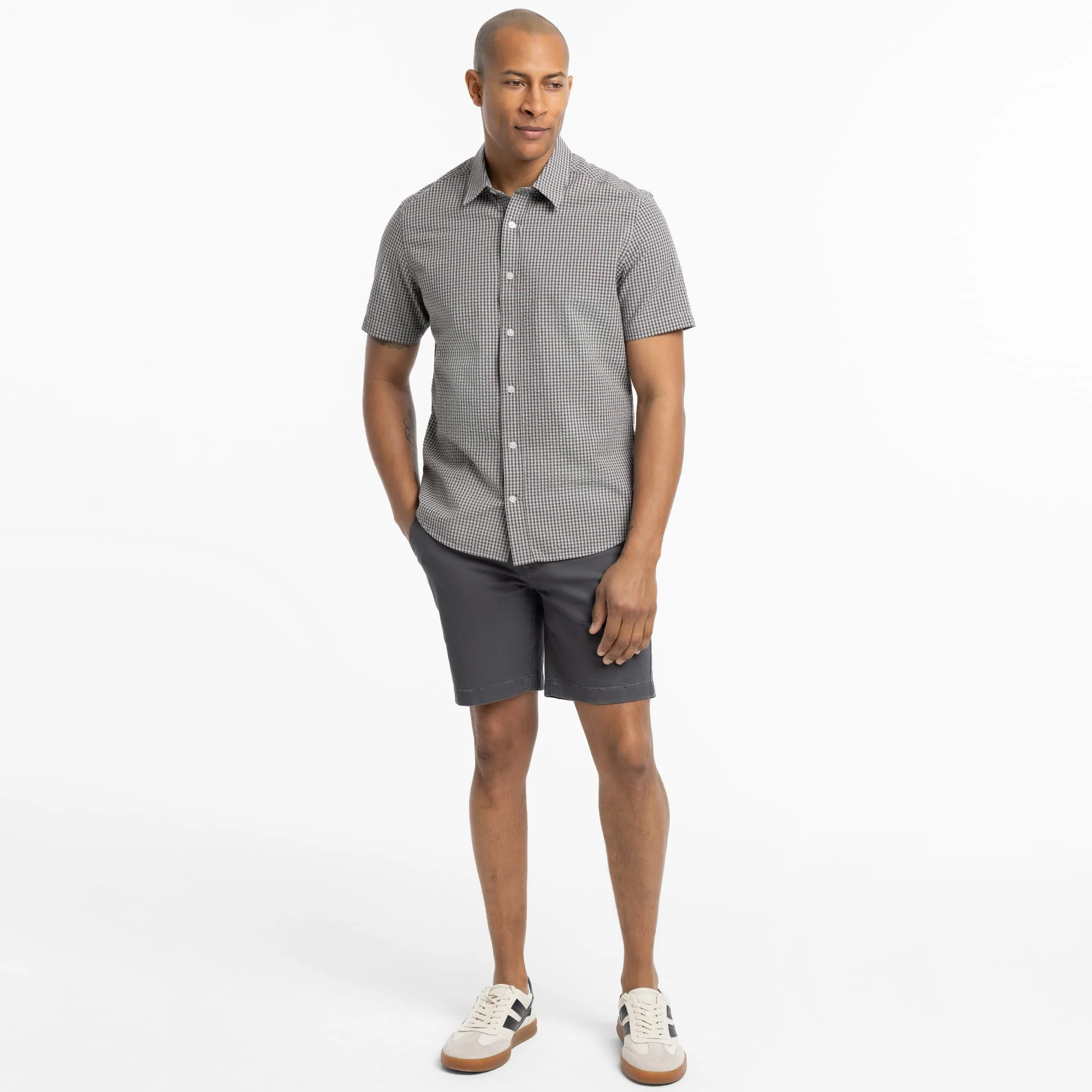 Charcoal Signature Chino Short - Image 2
