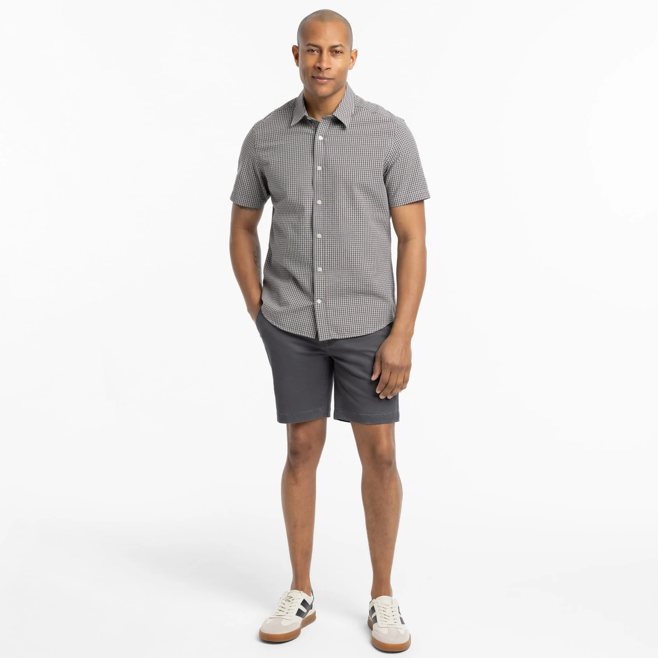 Charcoal Signature Chino Short - Image 6
