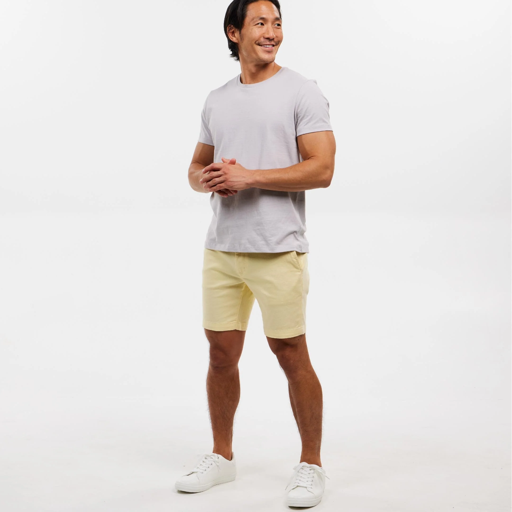 Citrine Lightweight Stretch Chino Short - Image 2