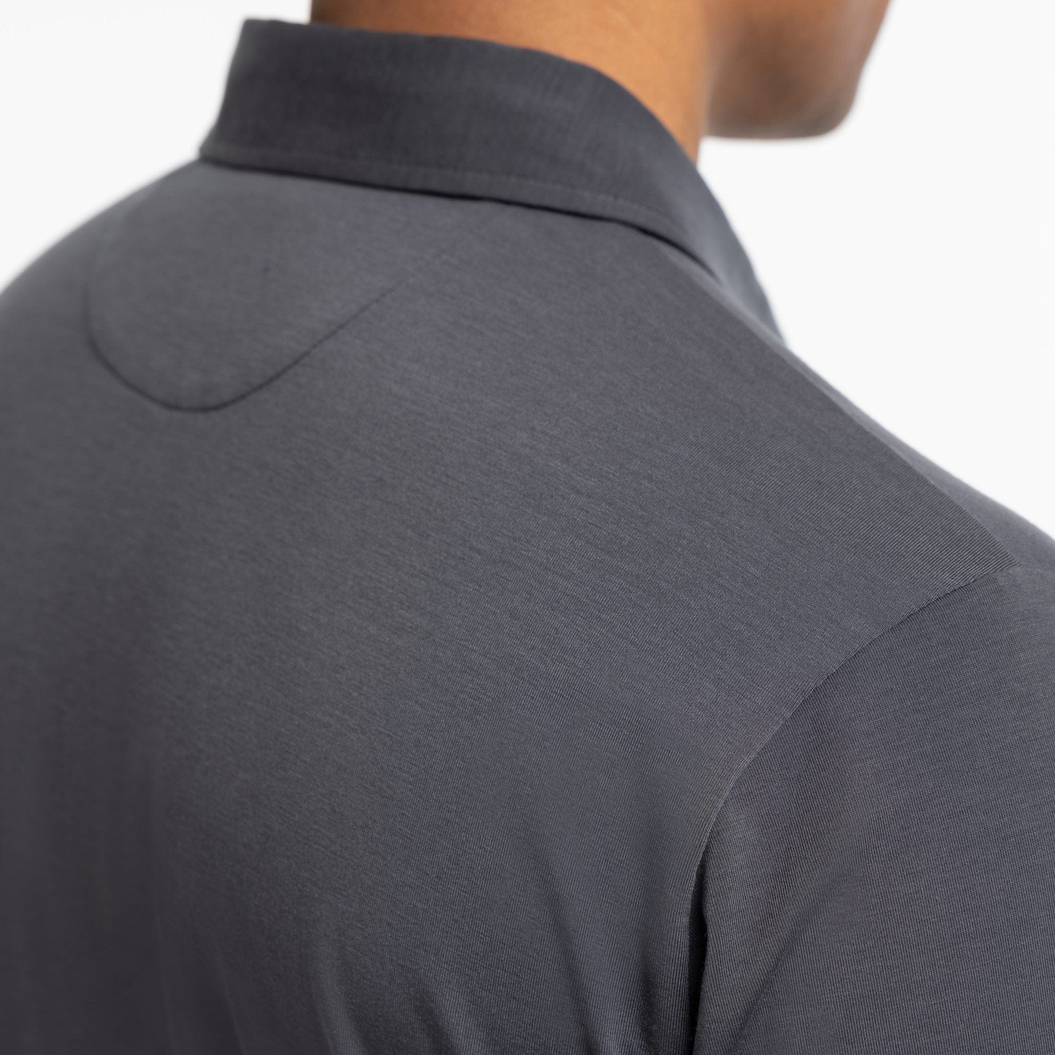 Dark Grey Tech Polo - Image 5