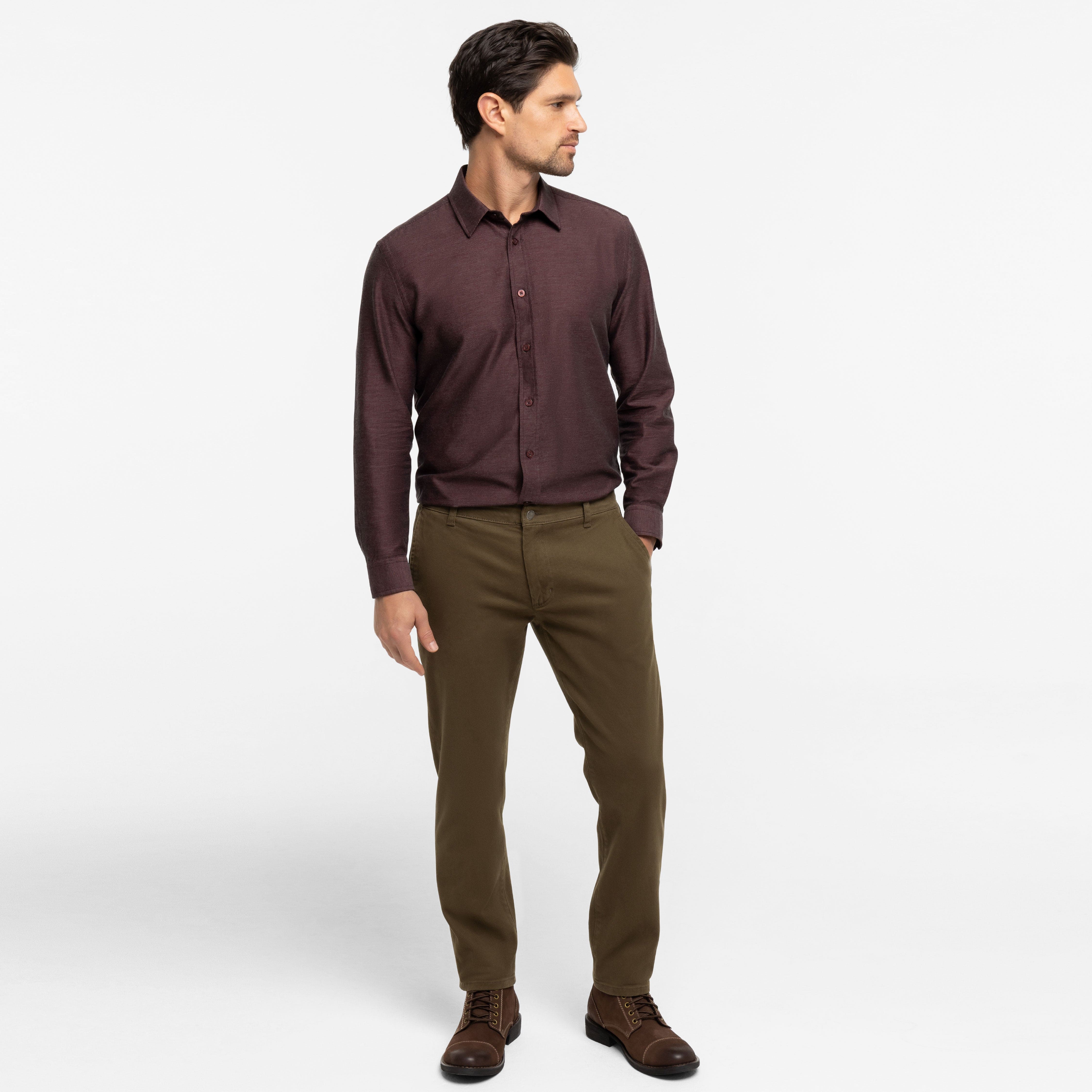 Espresso Washed Stretch Chino - Image 6
