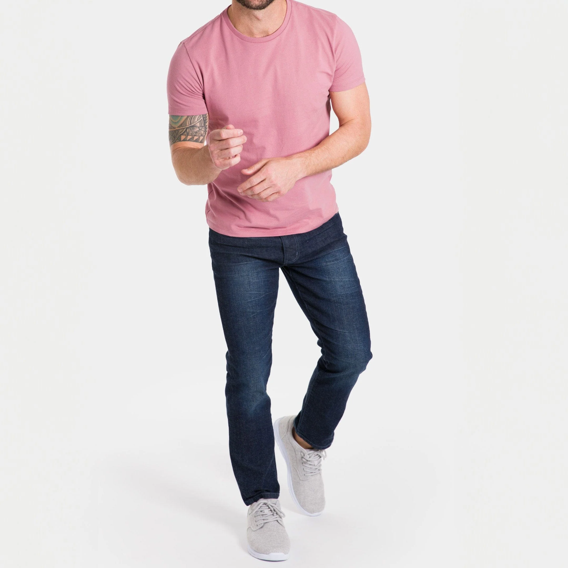 Faded Blue Wash Essential Jeans - Image 5