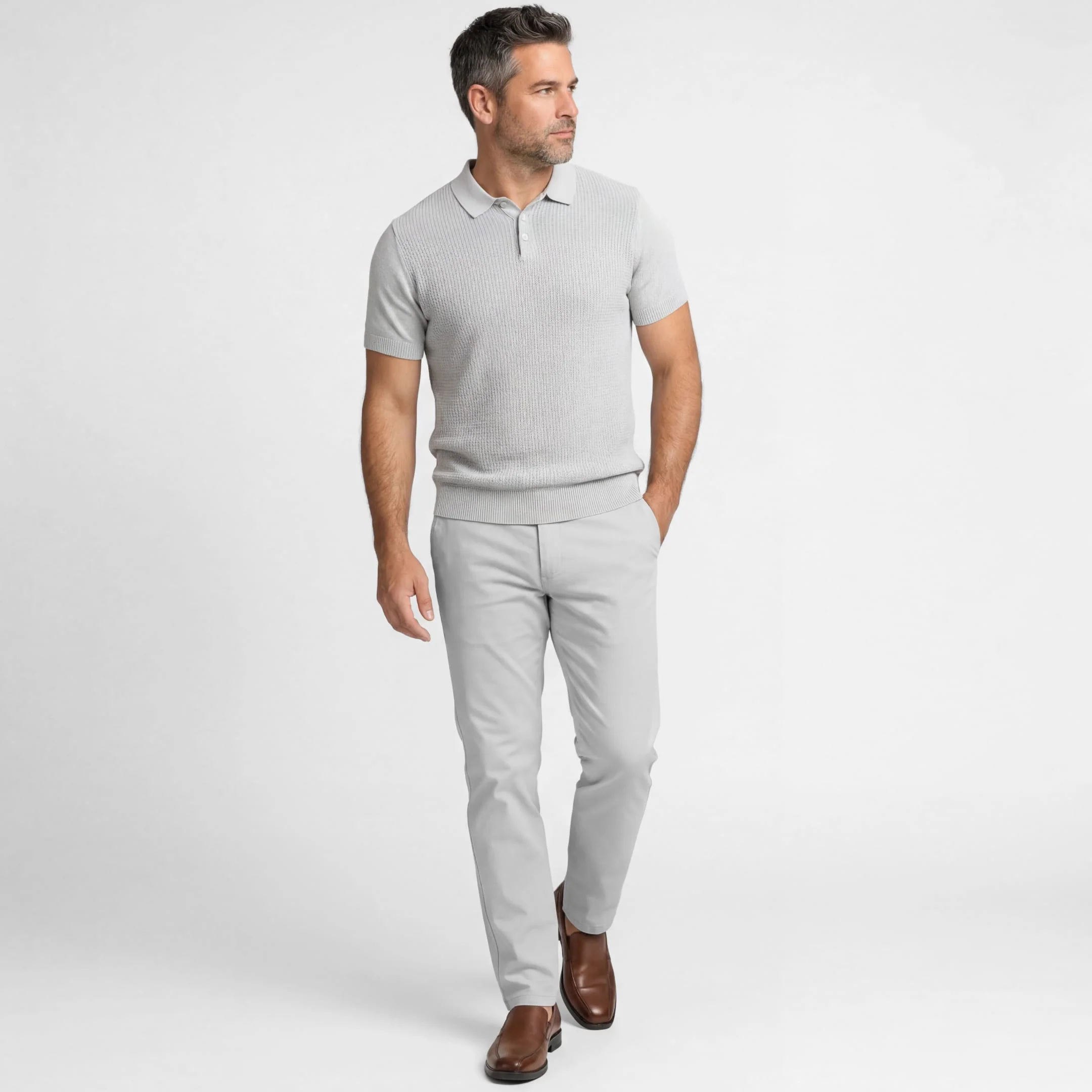 Fog Grey Signature Chino - Image 2