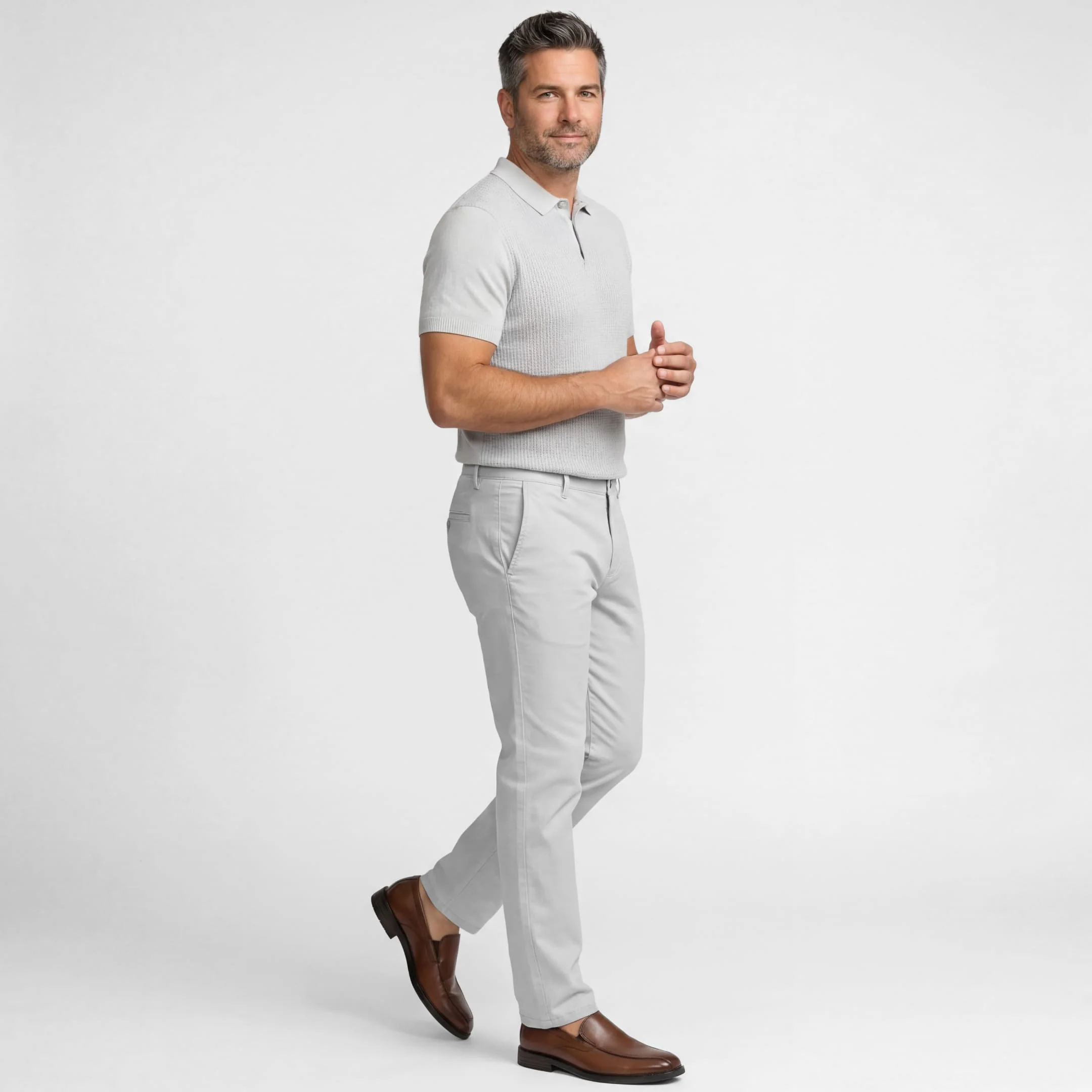 Fog Grey Signature Chino - Image 6
