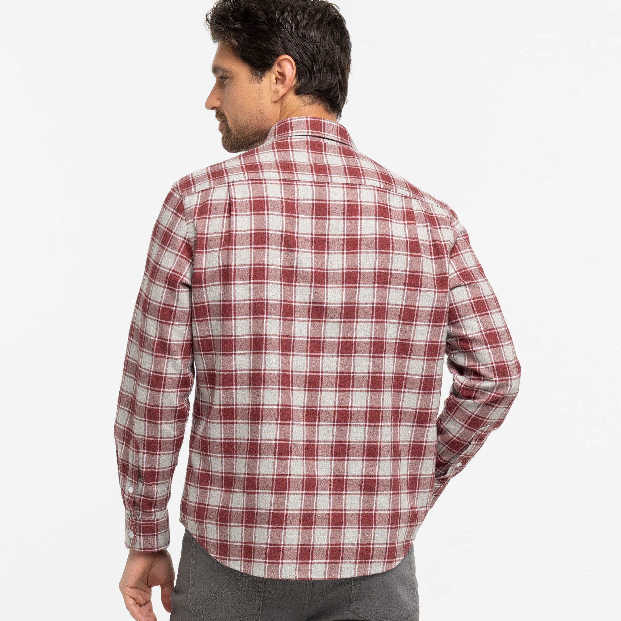 Forge Red Plaid Shirt - Image 3