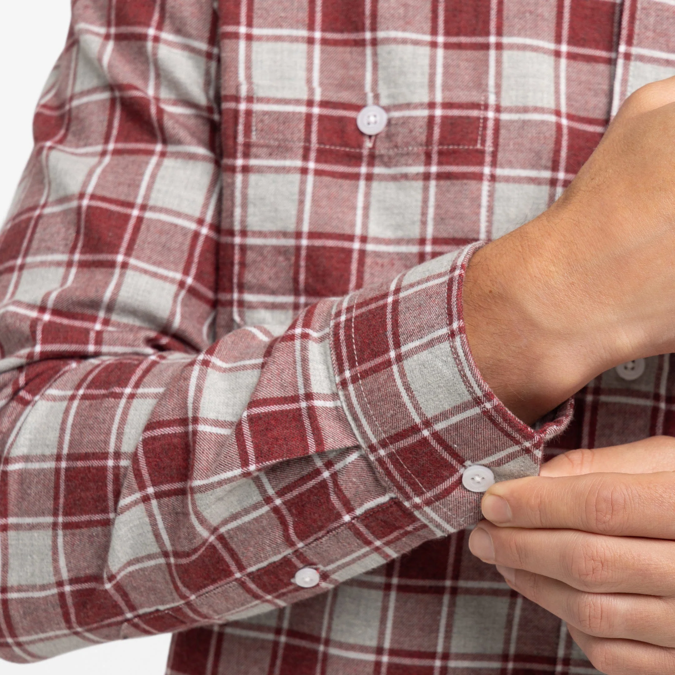 Forge Red Plaid Shirt - Image 4
