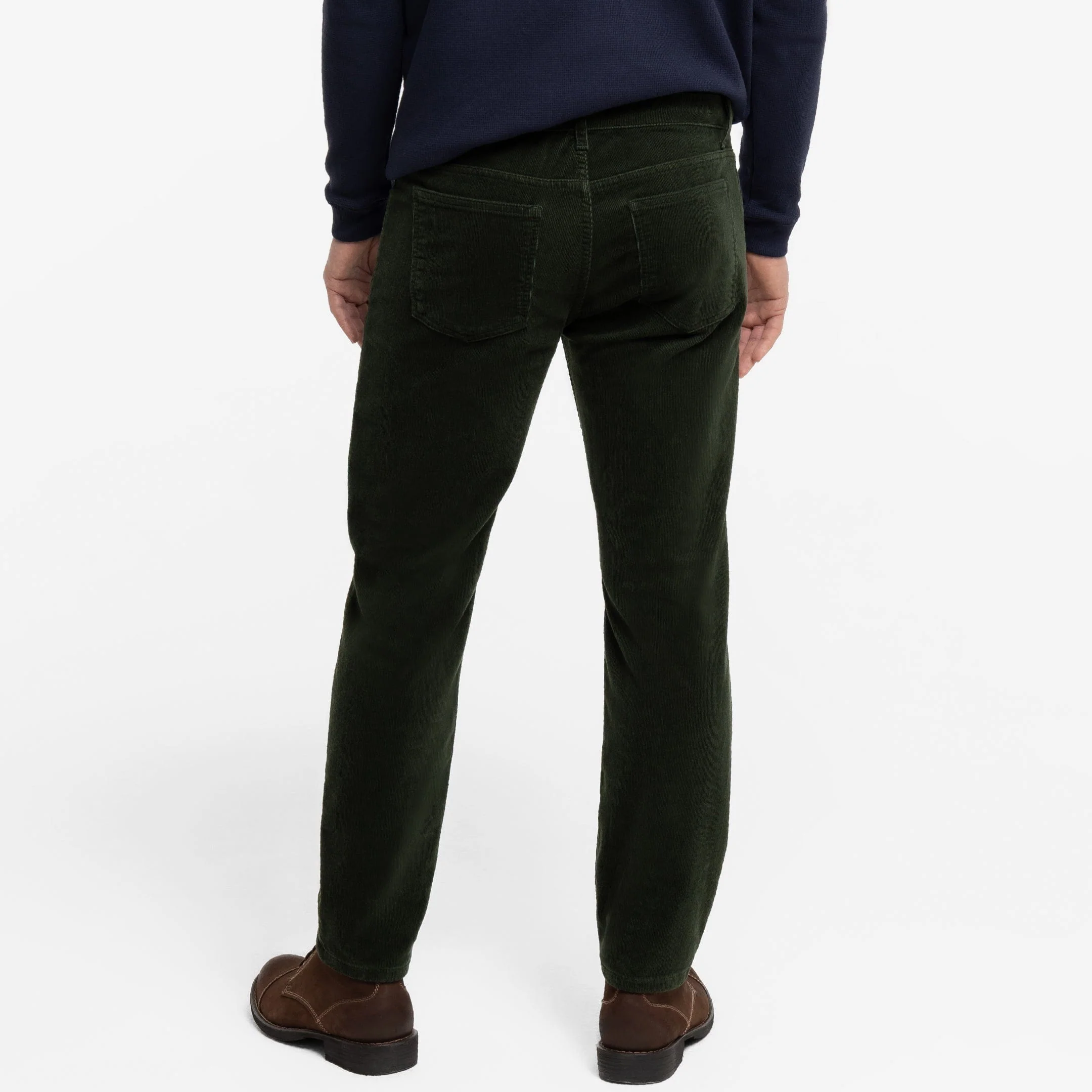 Green Stretch Corduroy Pant - Image 3