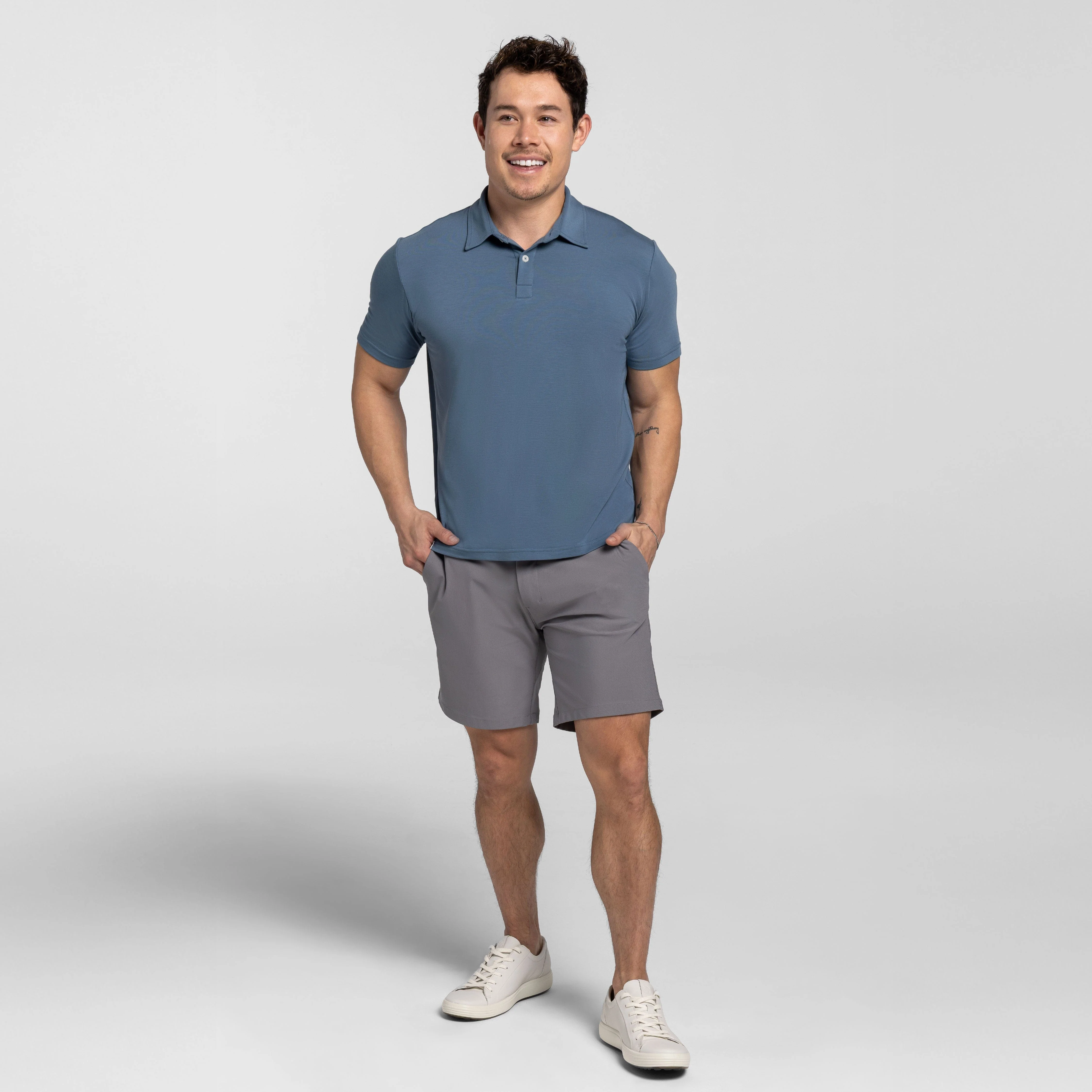 Grey Hybrid XYZ Chino Short - Image 6