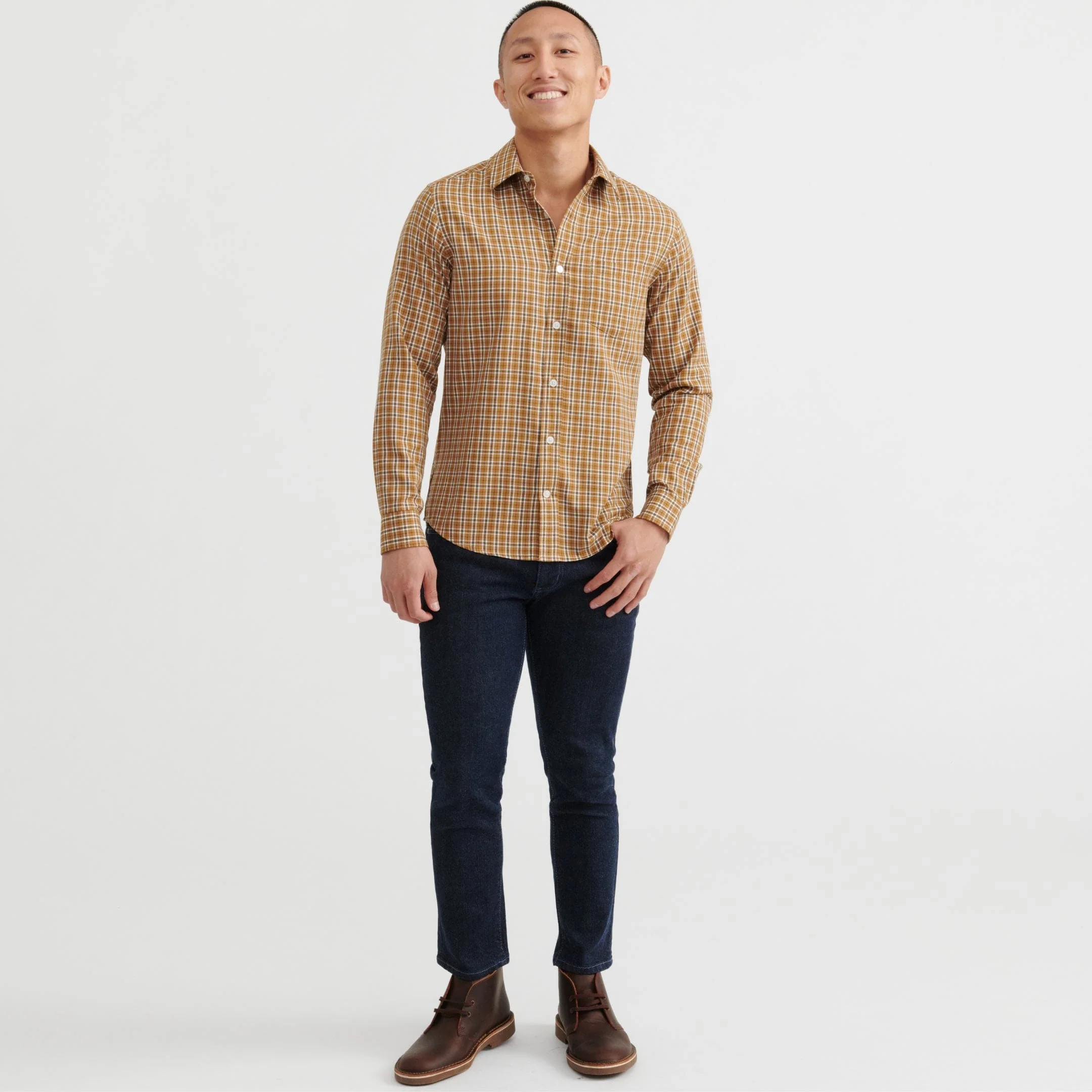 Hazelnut Plaid Shirt - Image 2