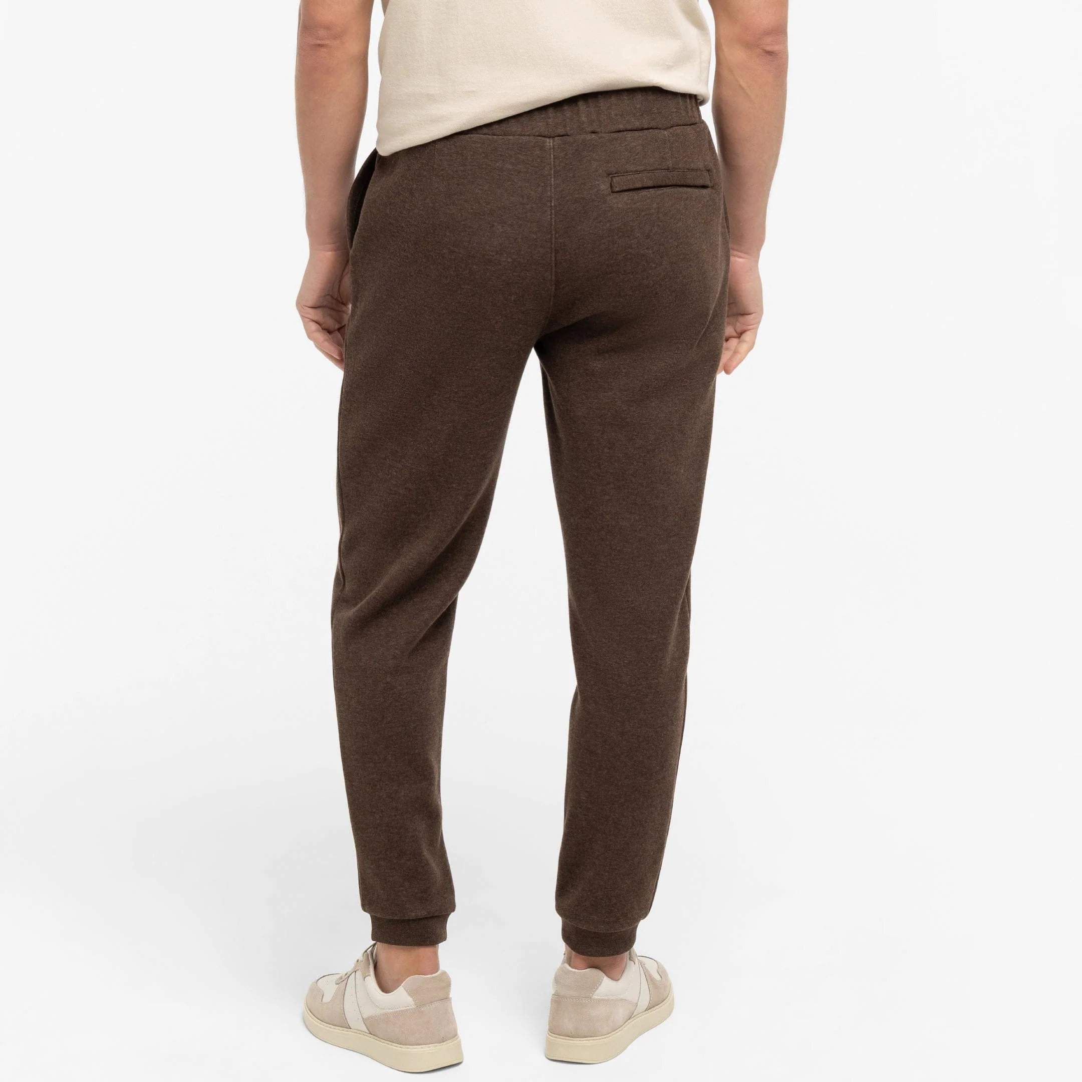 Heather Brown French Terry Jogger - Image 3