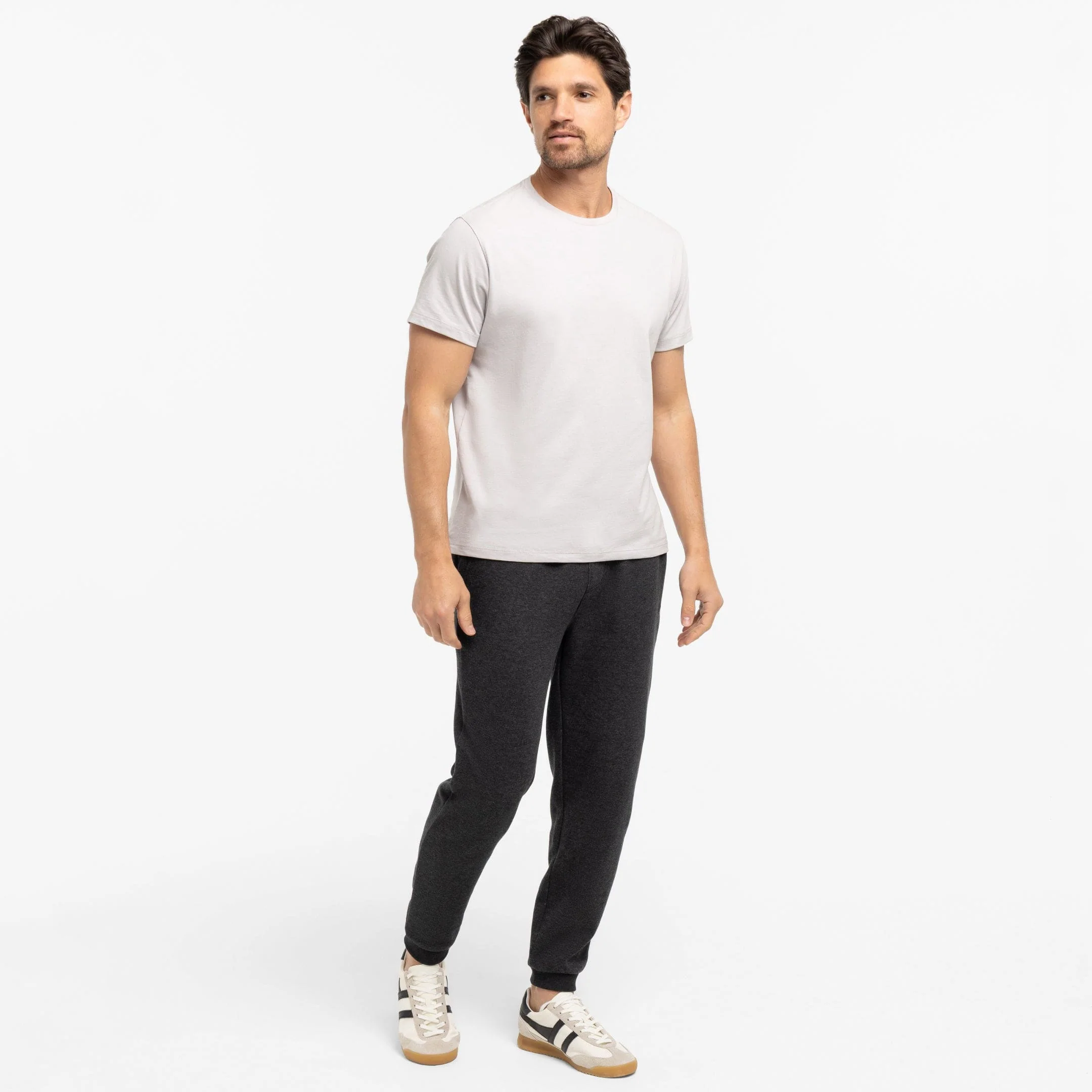 Heather Charcoal French Terry Jogger - Image 6