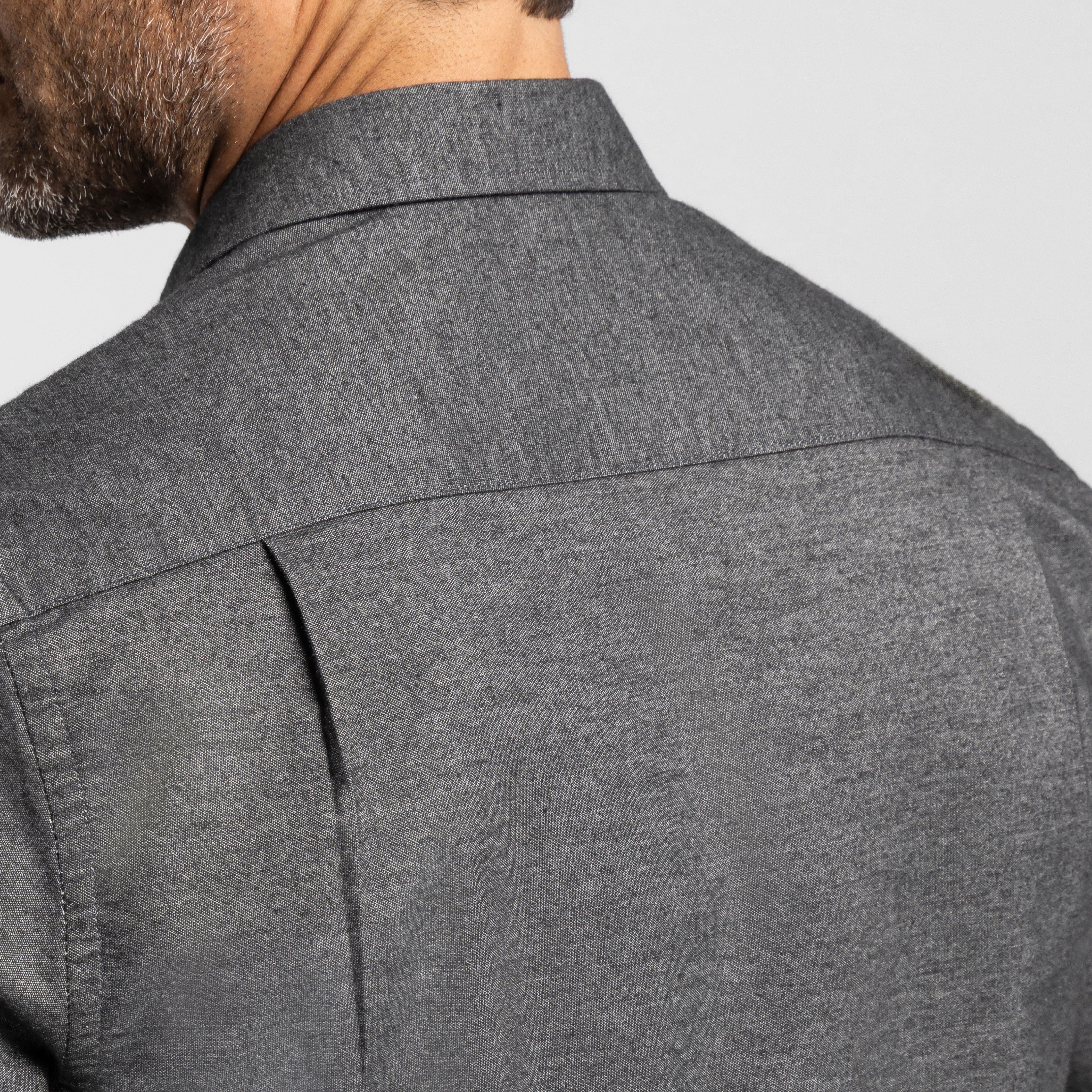 Heather Charcoal Short Sleeve Shirt - Image 4