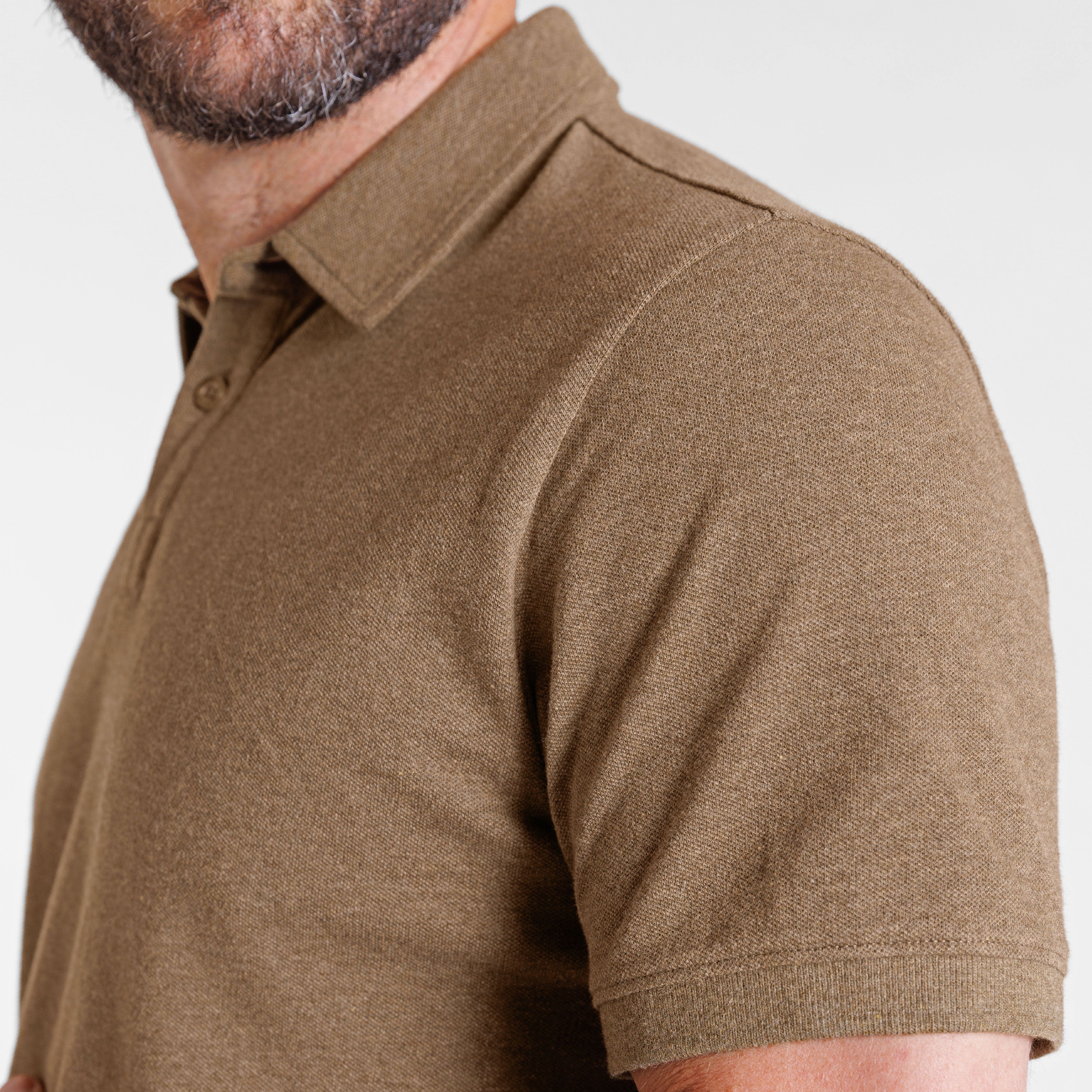 Heather Olive Pique Daily Polo - Image 5