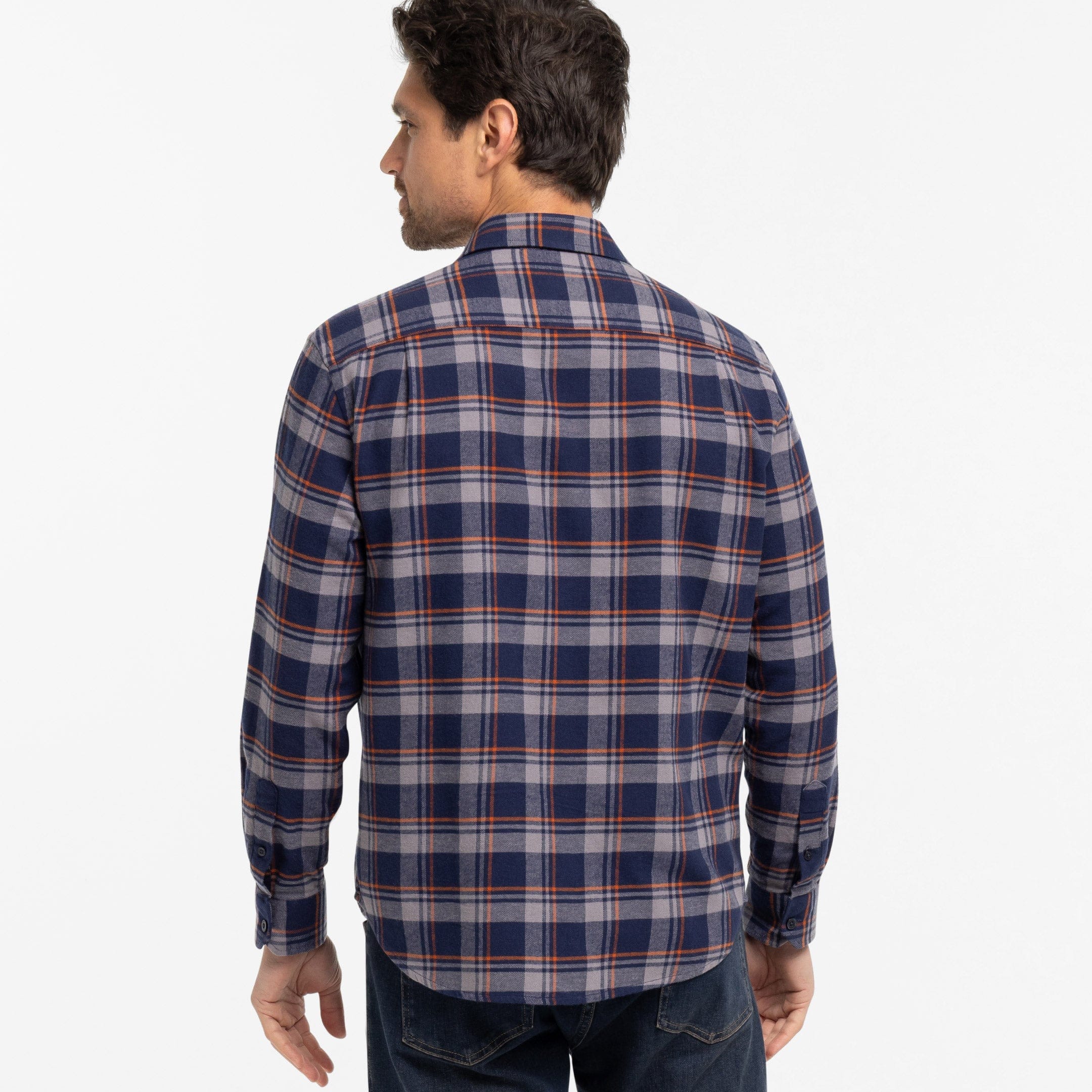 Indigo Check Shirt - Image 3