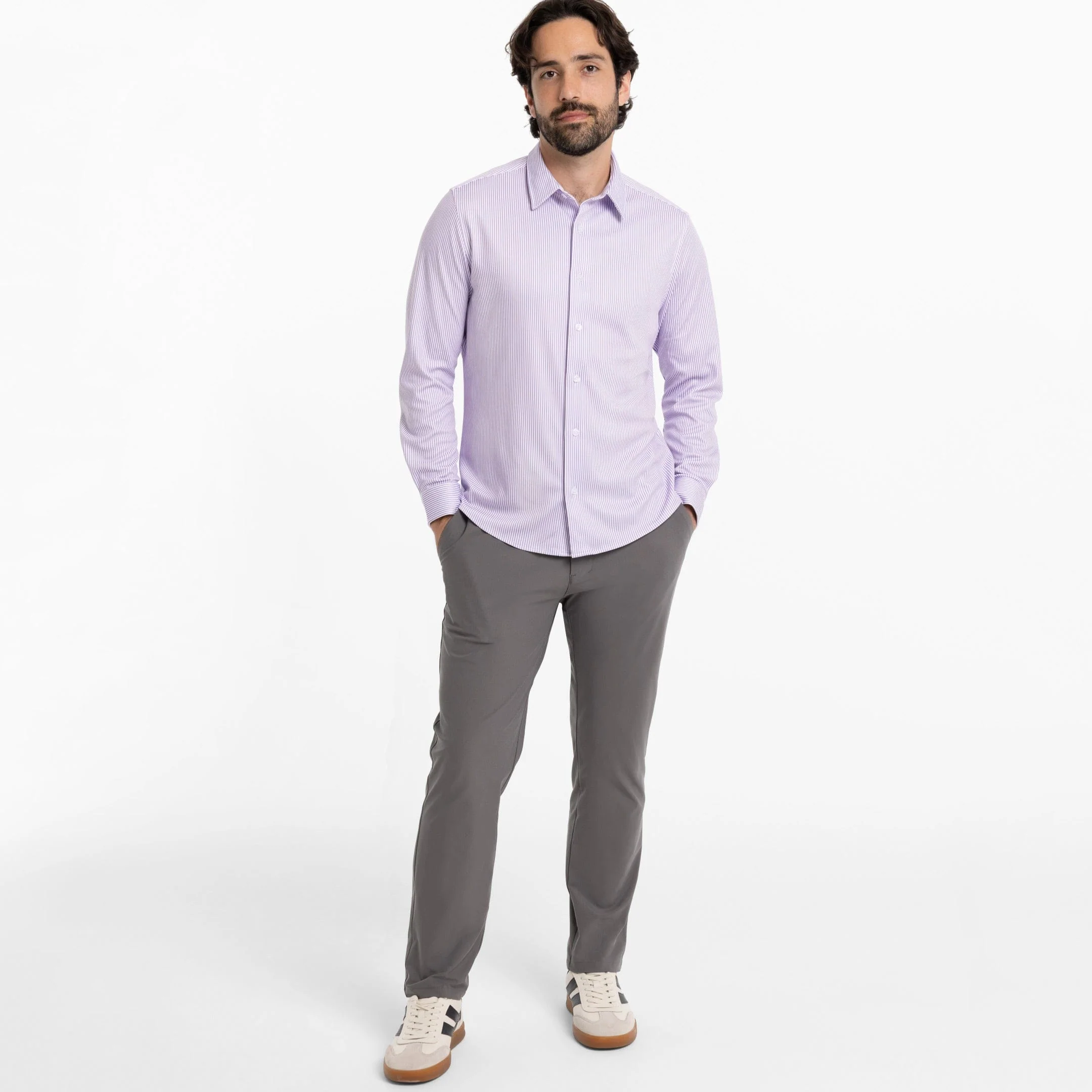 Iris Stripes Performance Stretch Shirt - Image 2