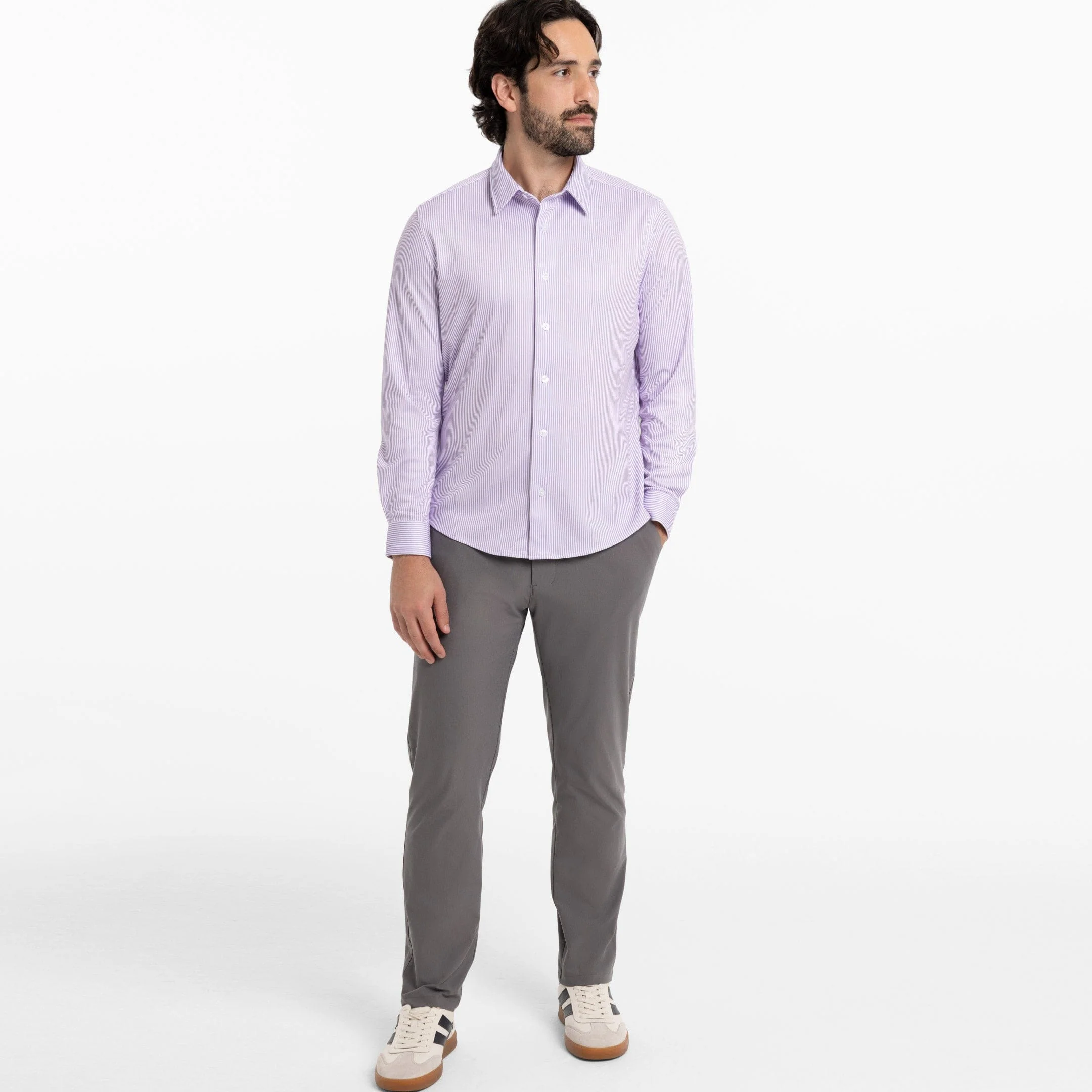 Iris Stripes Performance Stretch Shirt - Image 6