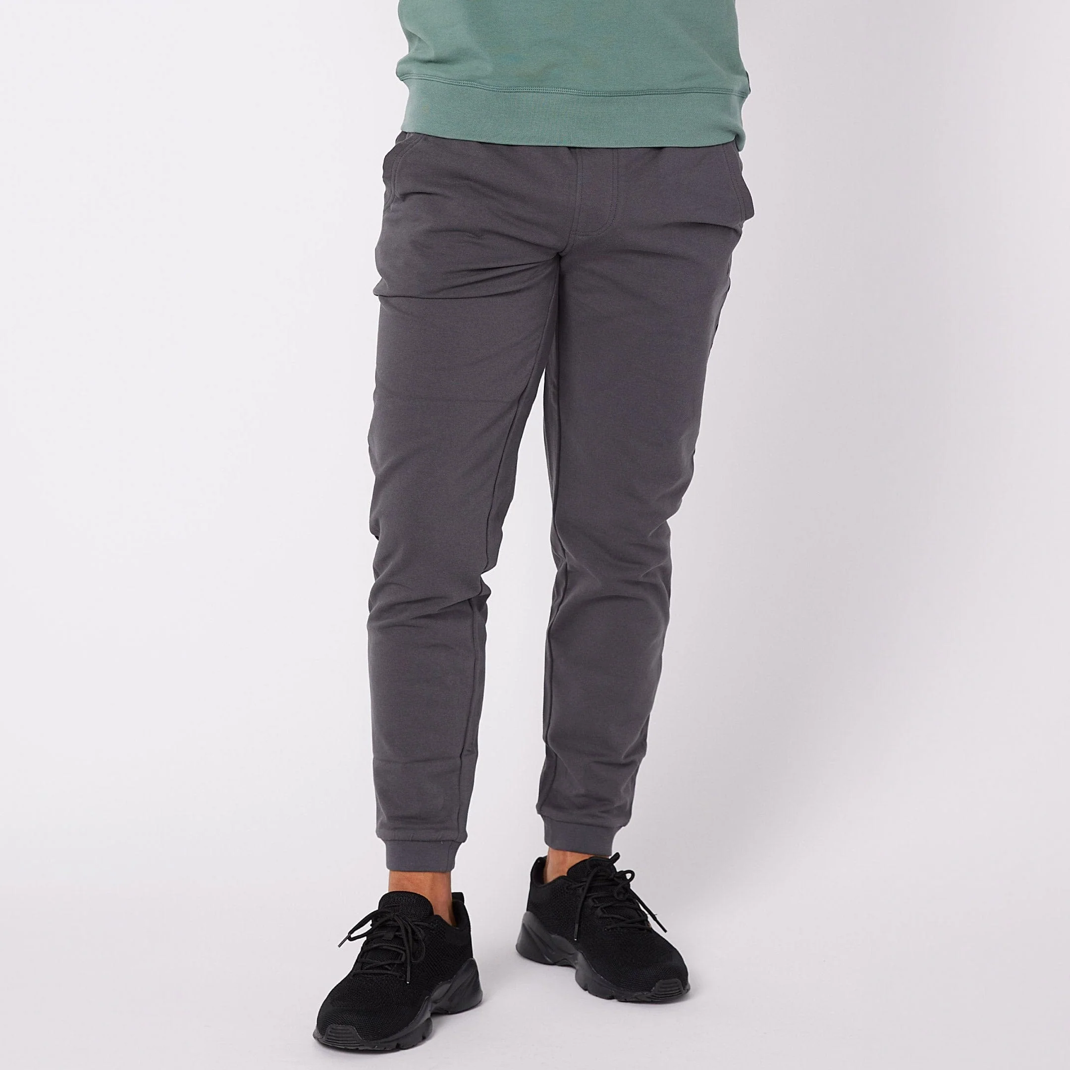 Iron Grey French Terry Jogger