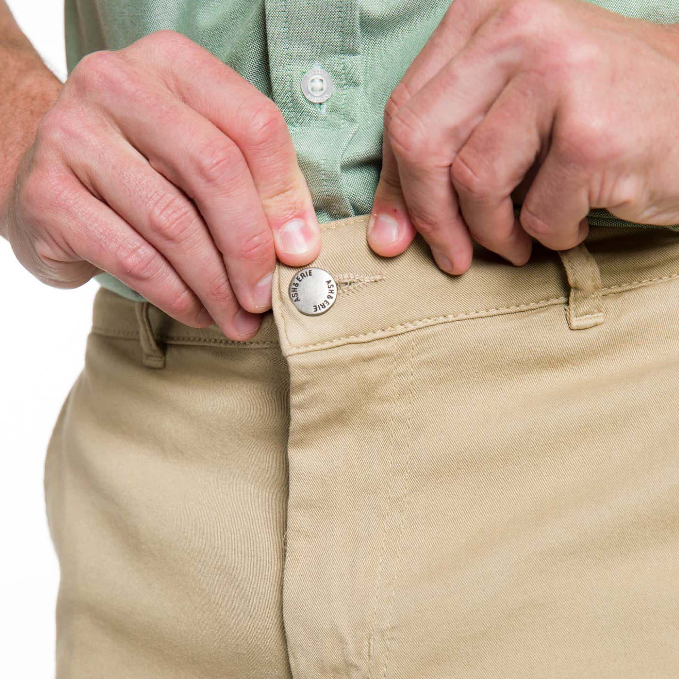 5" Khaki Lightweight Stretch Chino Short - Image 6