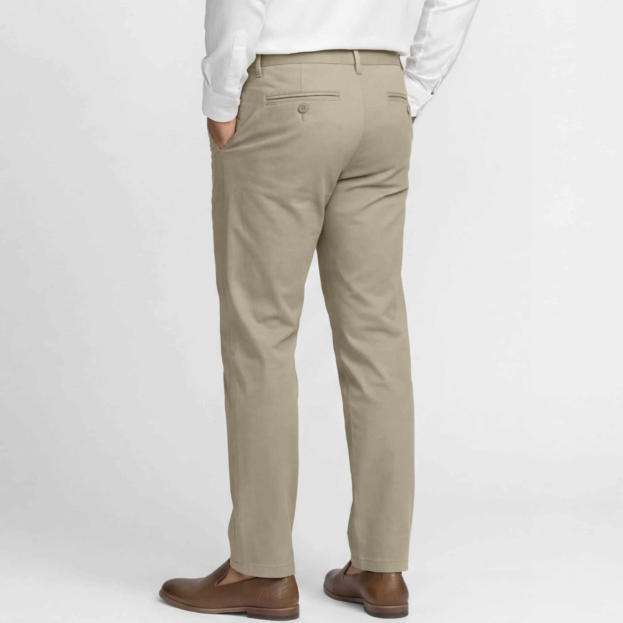 Khaki Lightweight Signature Chino - Image 3