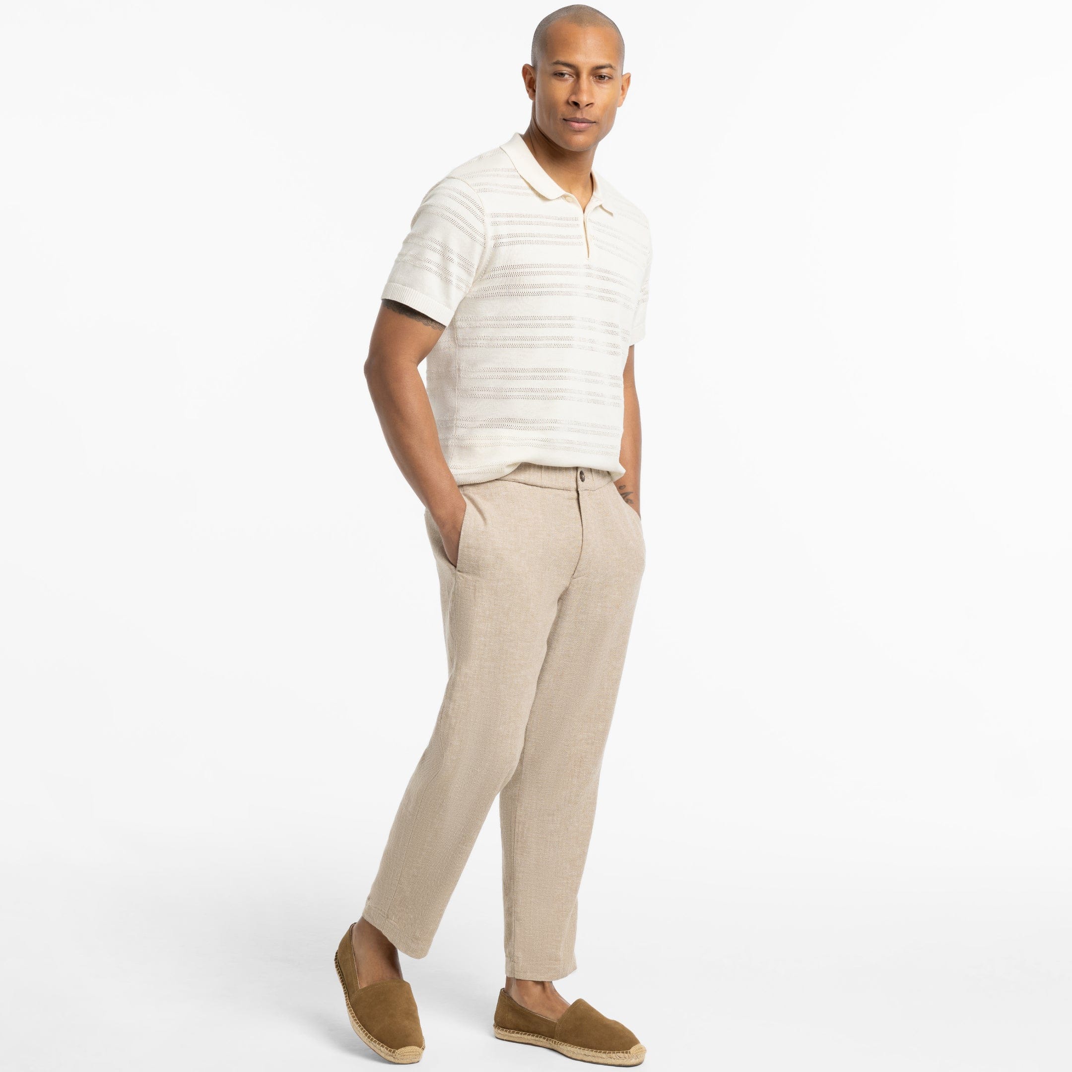 Khaki Linen Pant - Image 6