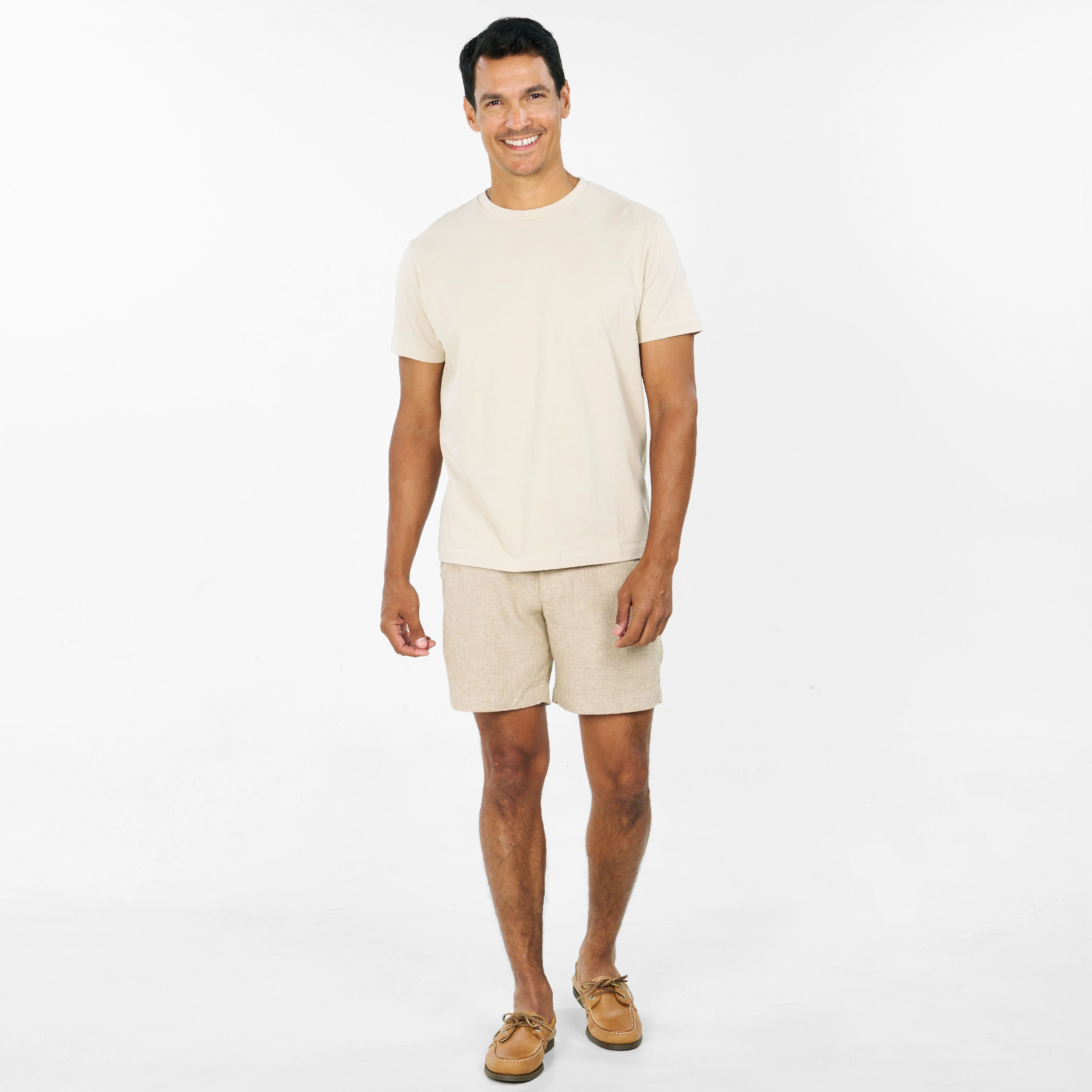 Khaki Linen Short - Image 2