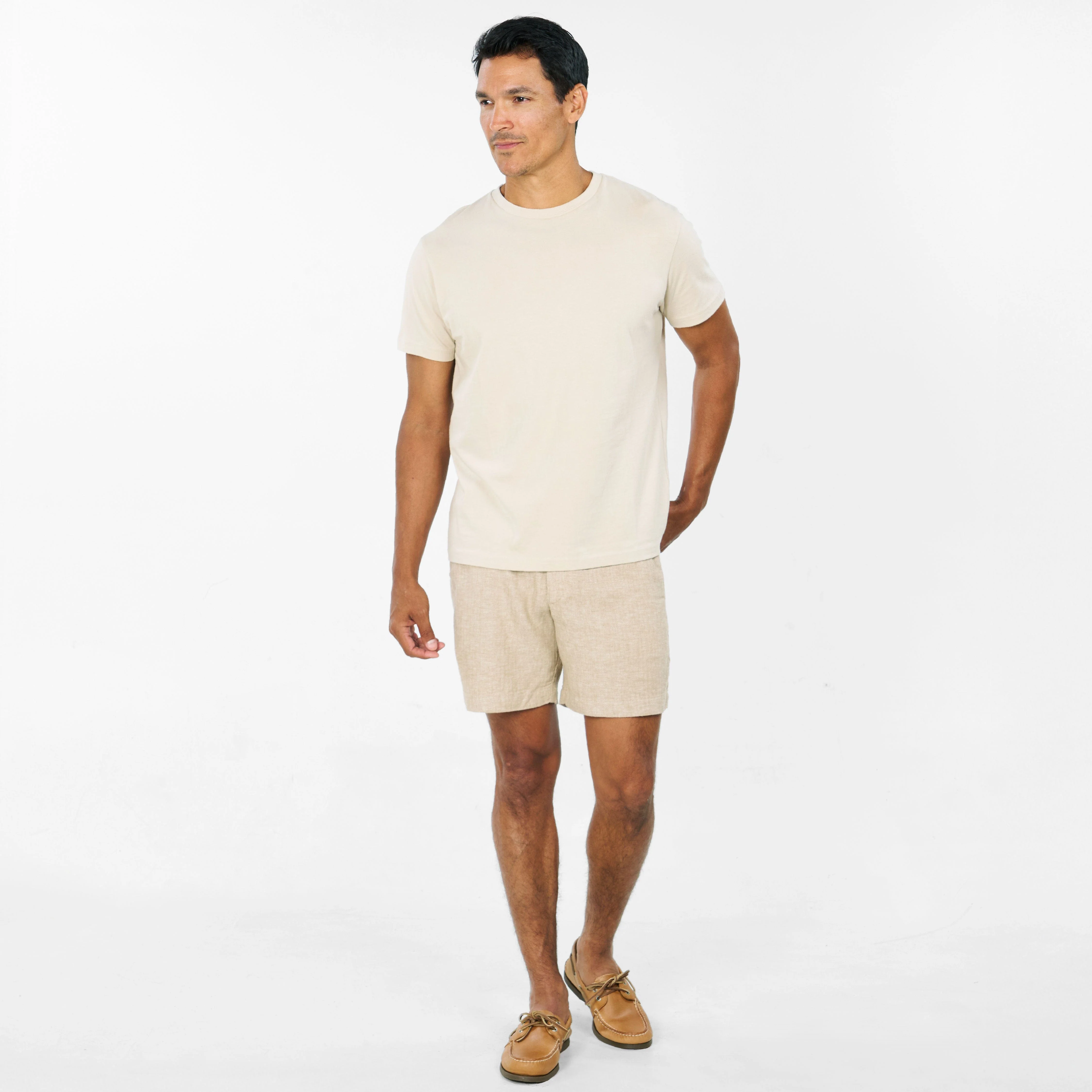 Khaki Linen Short - Image 6
