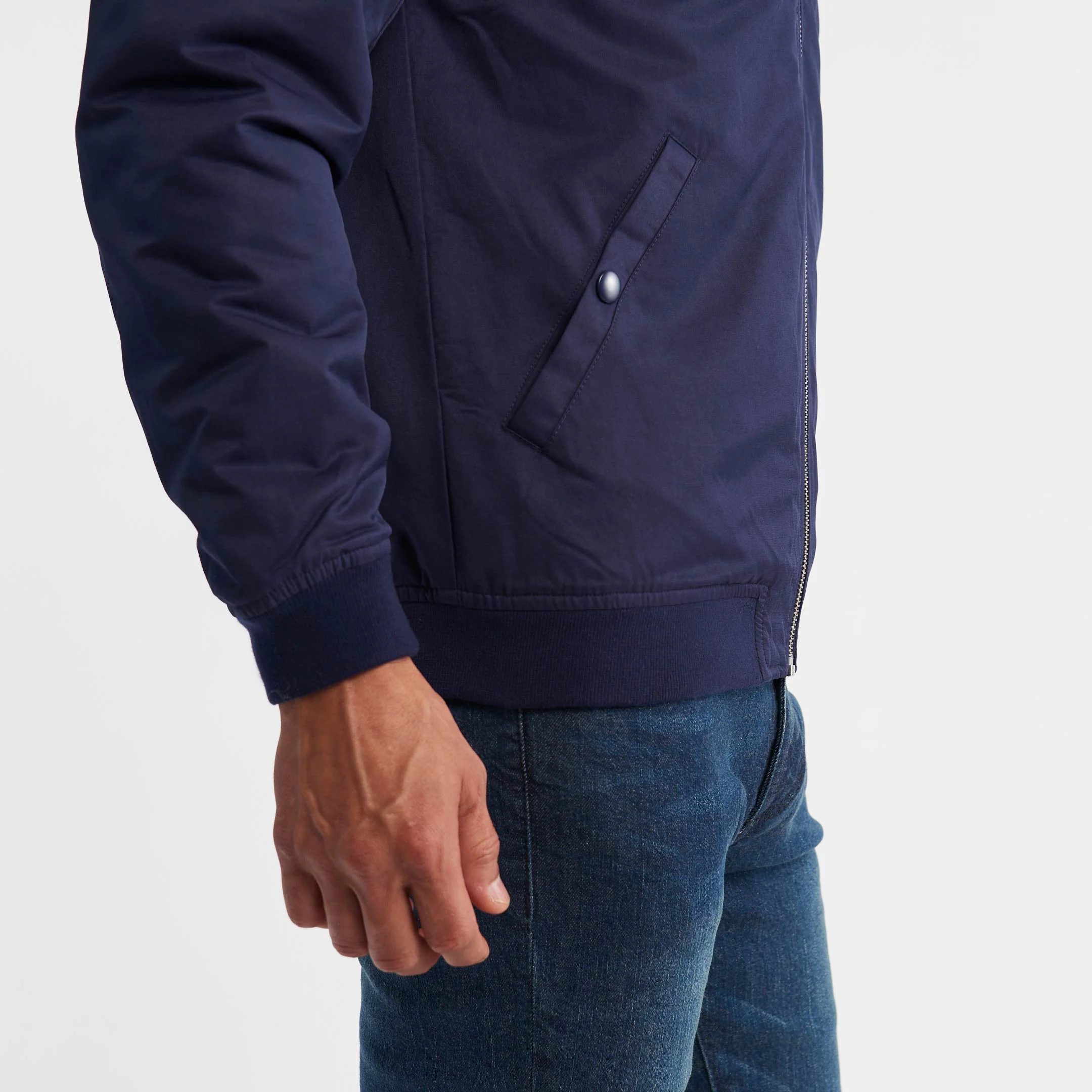 Navy Bomber Jacket - Image 5