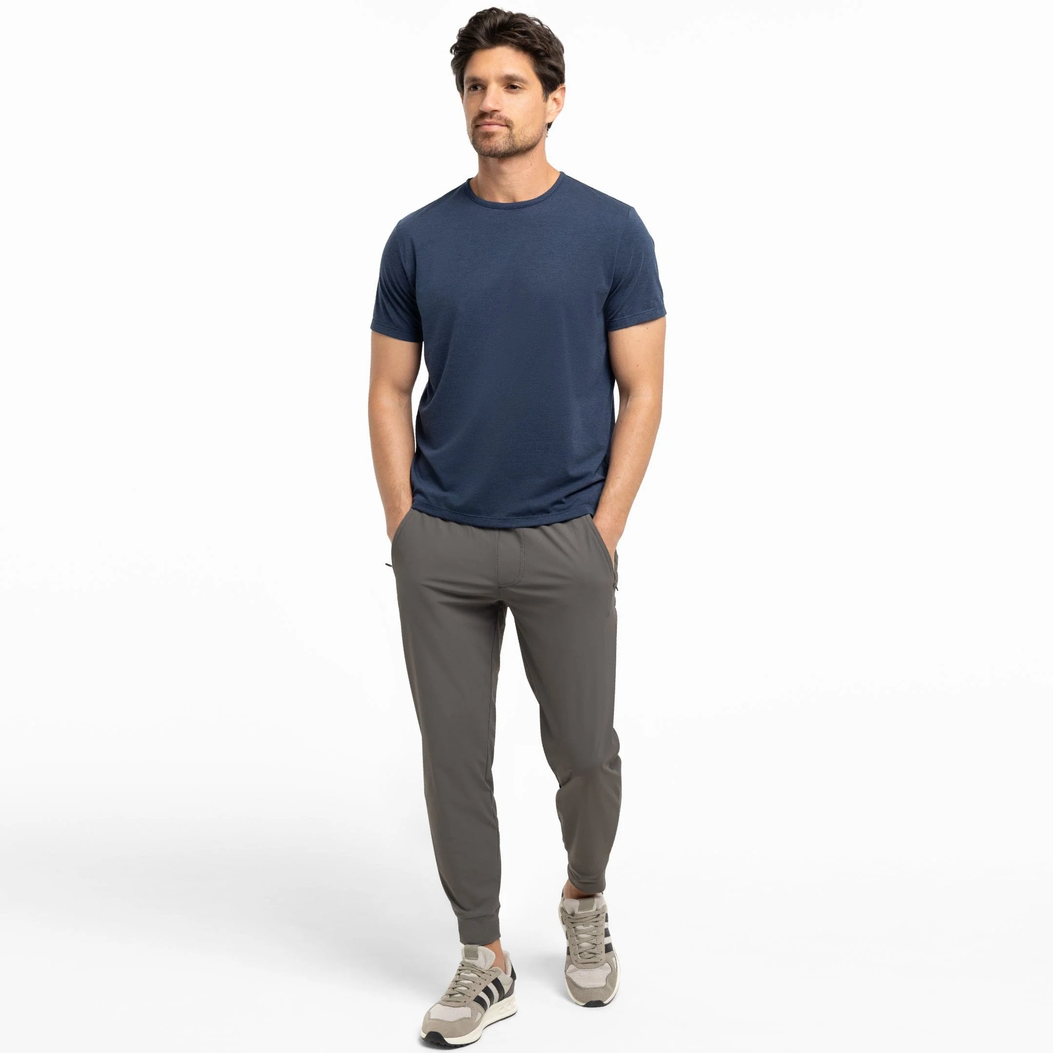 Navy Hybrid Tee - Image 2