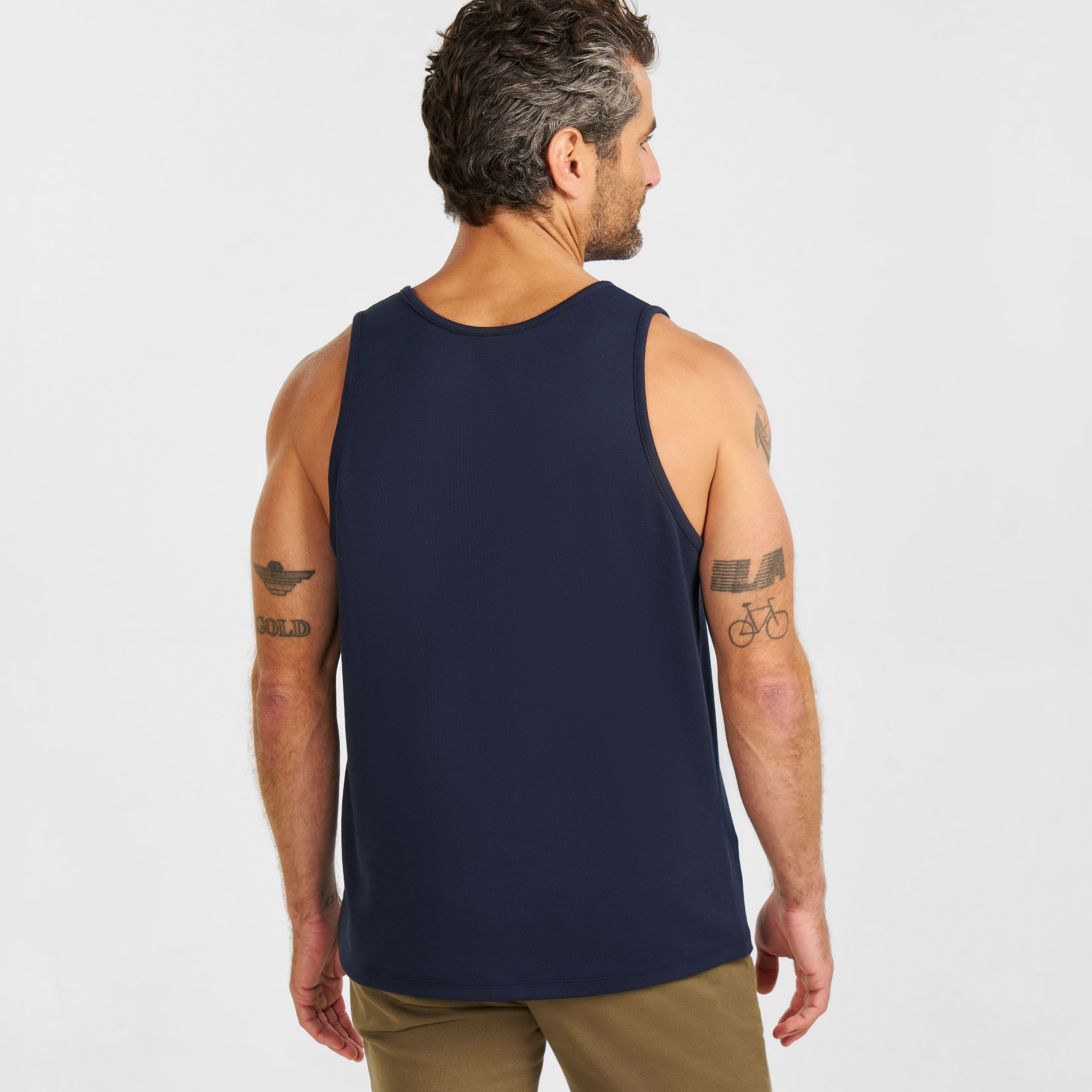 Navy Micro Pique Tank - Image 3