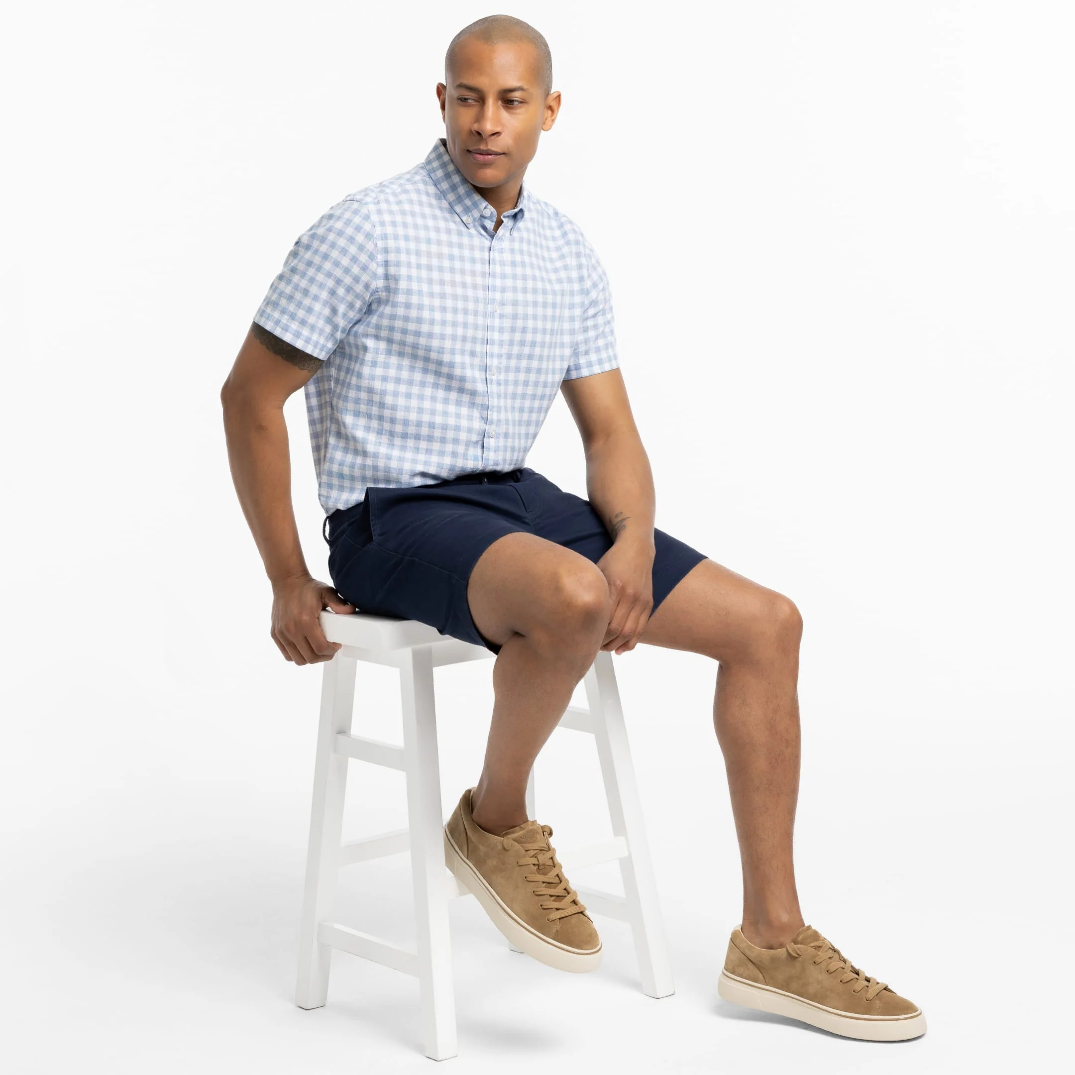 Navy Signature Chino Short - Image 2