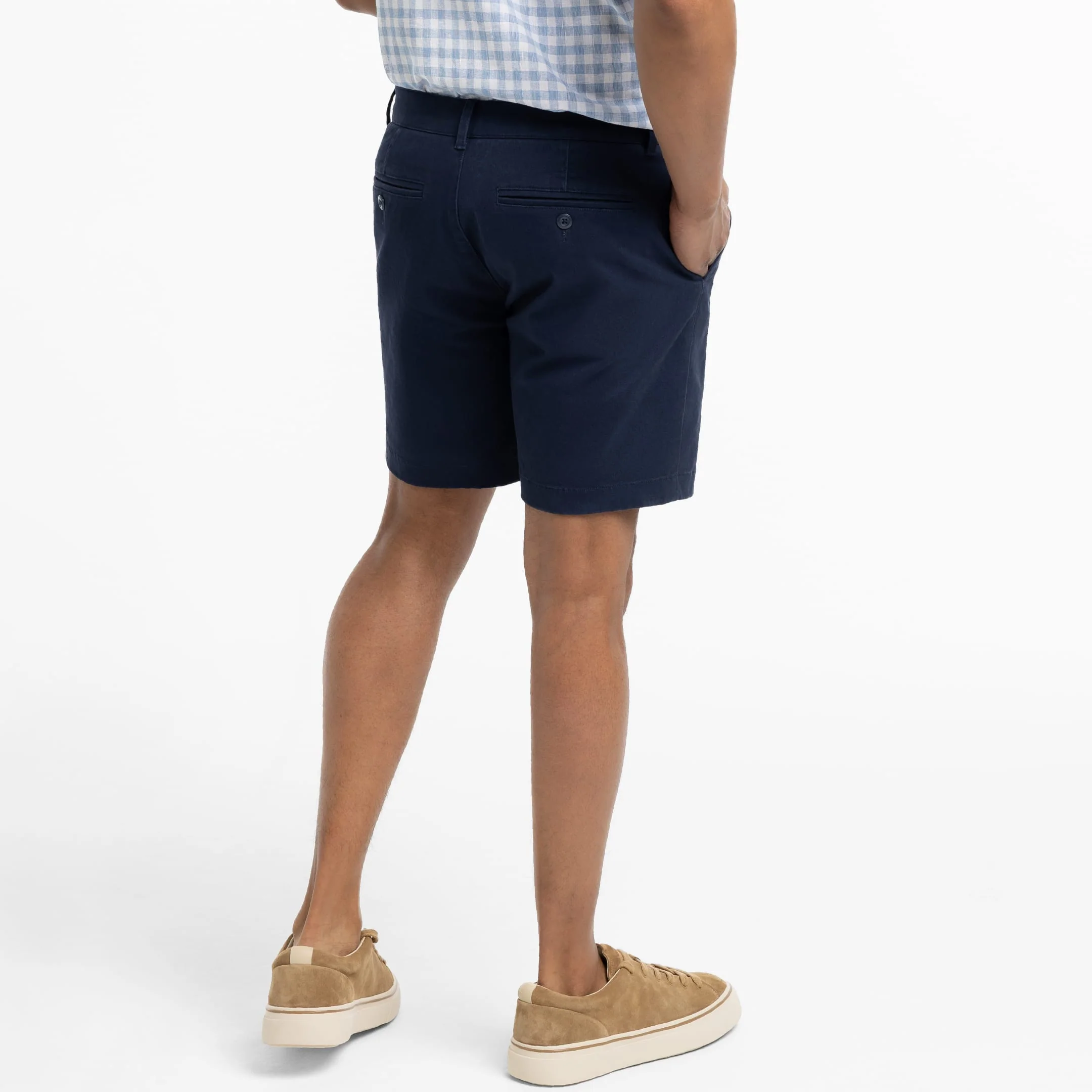 Navy Signature Chino Short - Image 3
